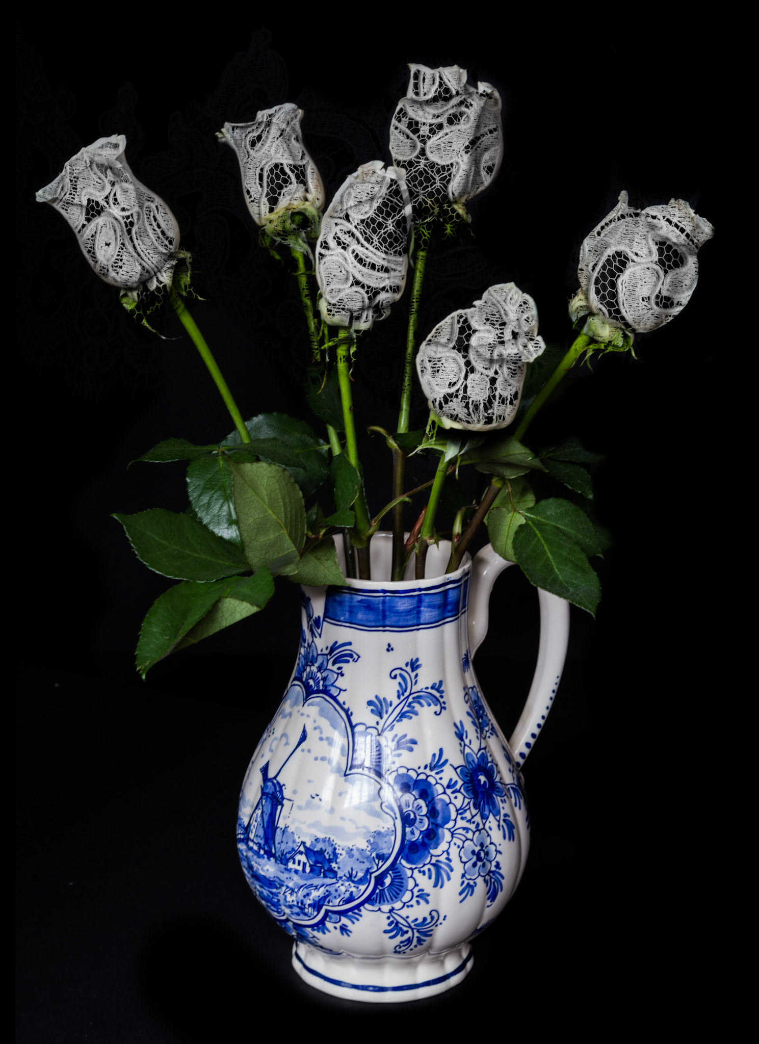 Wedding Lace Delft Tulips