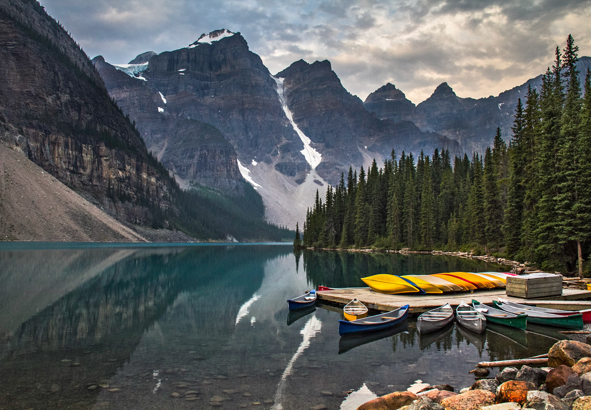 Lake Moraine, Canadian Rockies