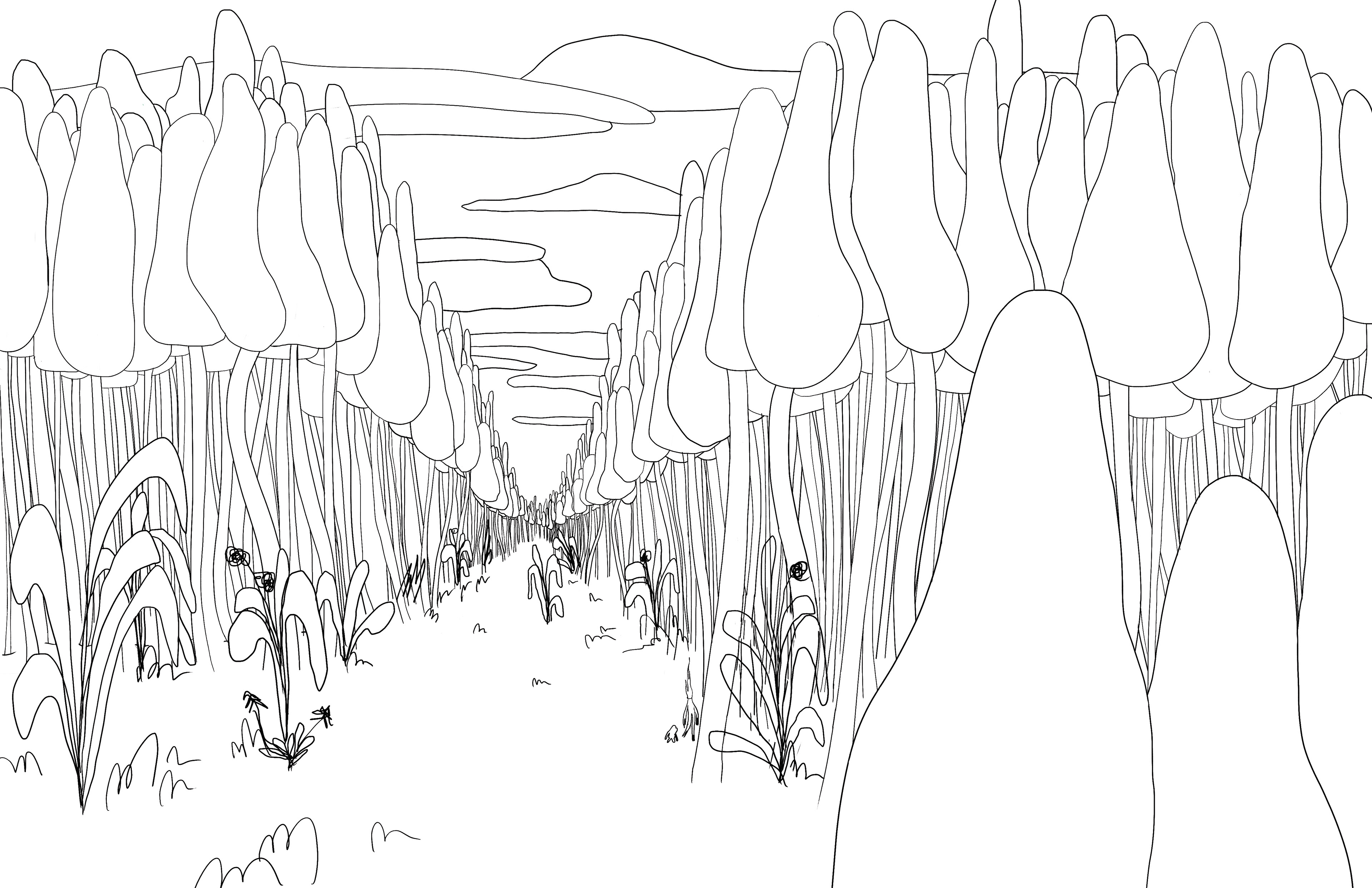 First finalized sketch