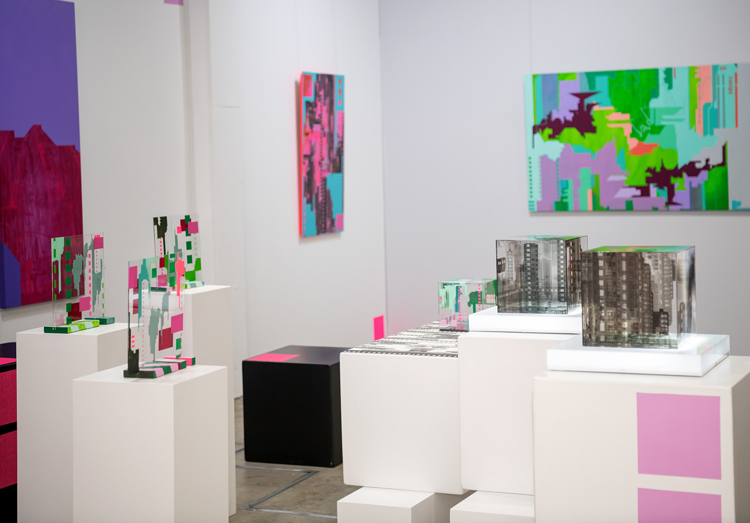 Merryn Trevethan Floating Cities exhibiton at Fireworks gallery brisbane