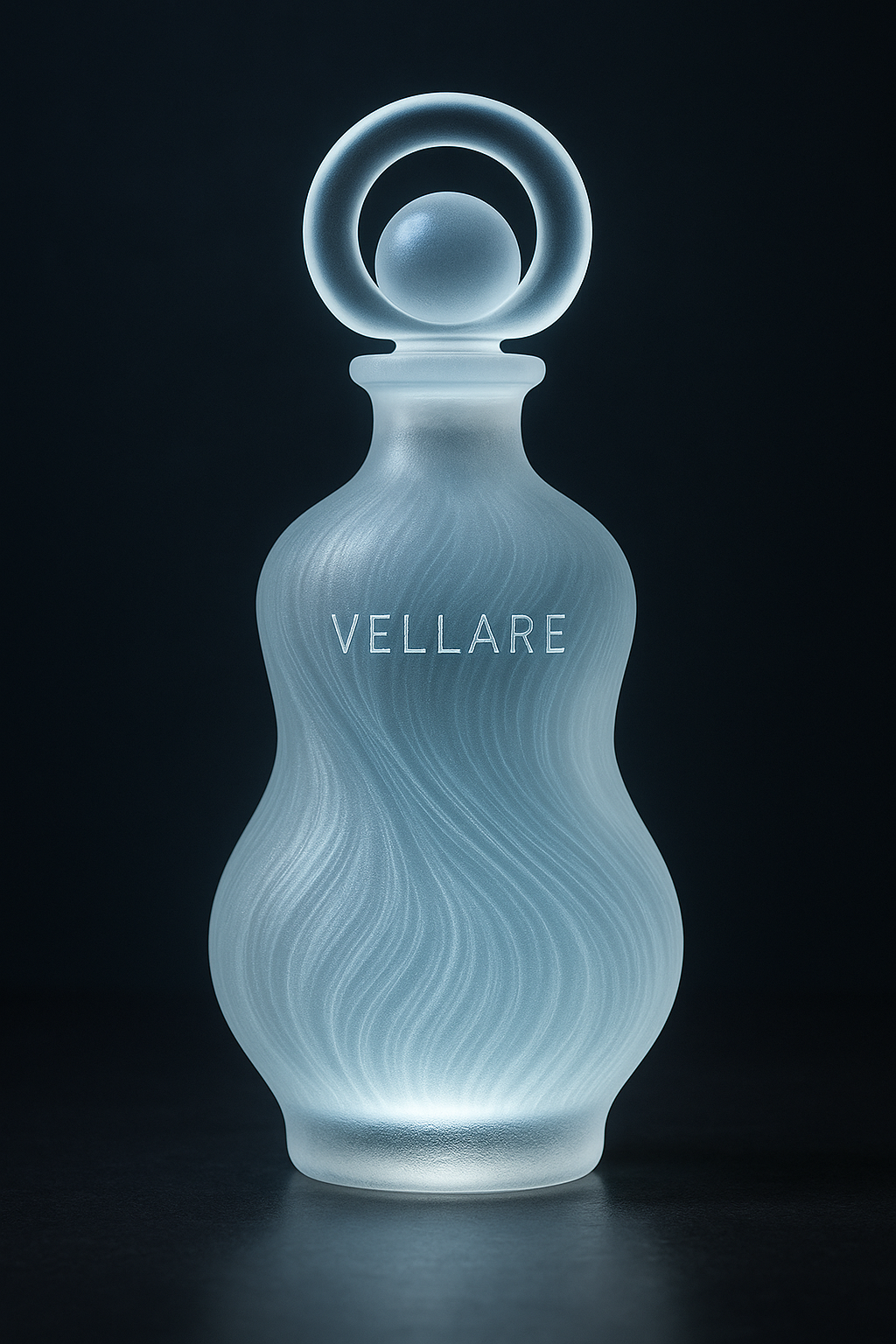 “Frosted glass reveal – natural light tones”