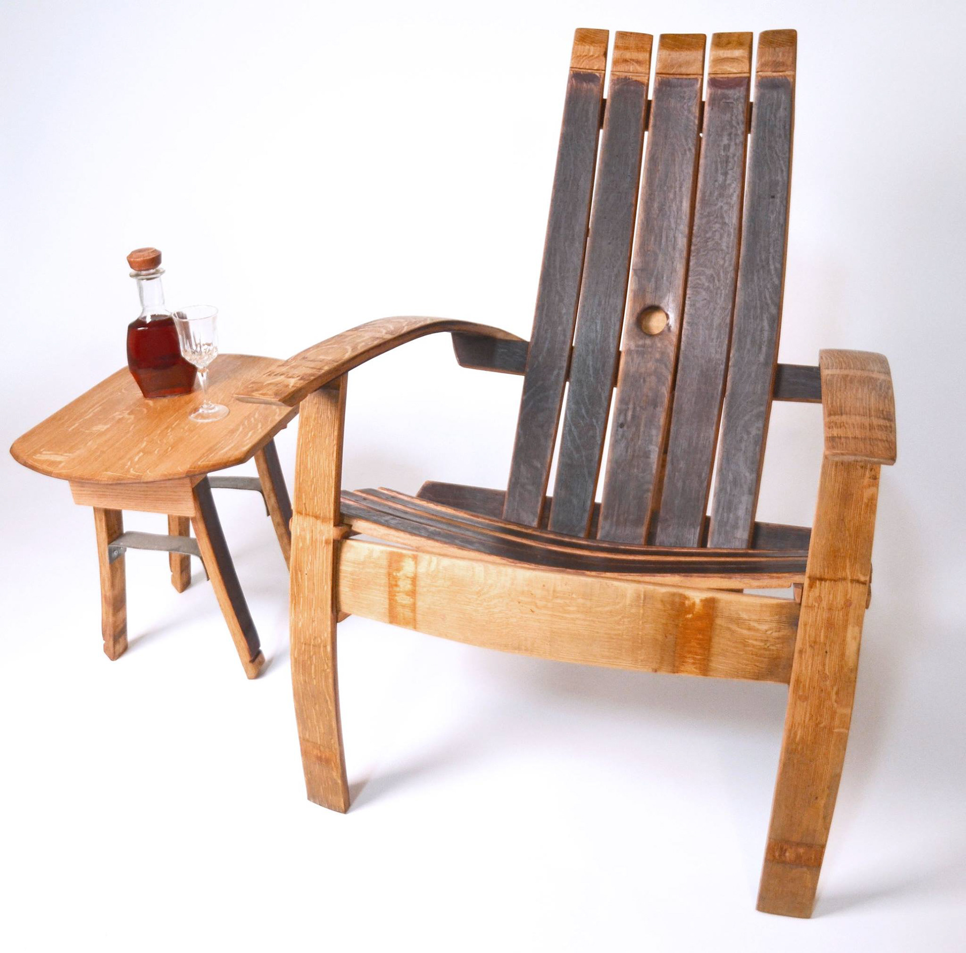 Wine Barrel Furniture - Adirondack Chair