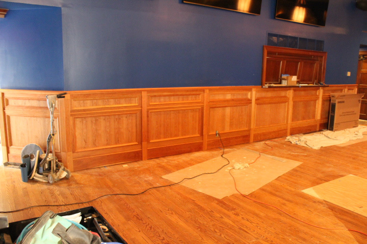 Cherry Wainscoting