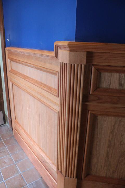 Cherry Wainscoting