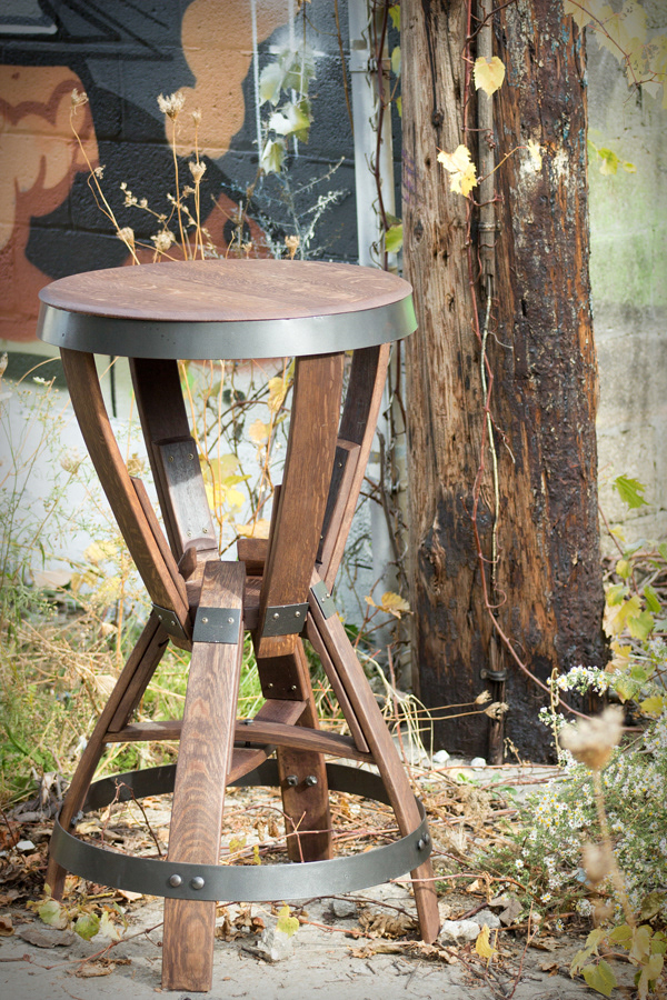 Wine Barrel Furniture - High Top Cocktail Table