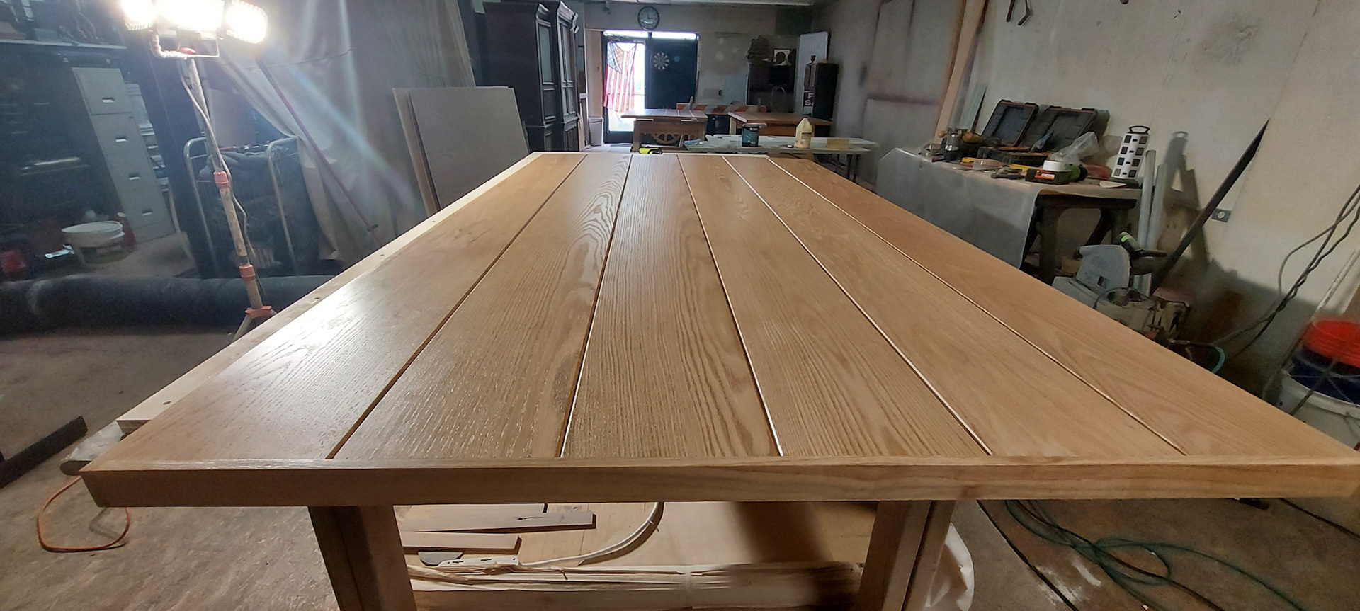 Oak "barn" doors