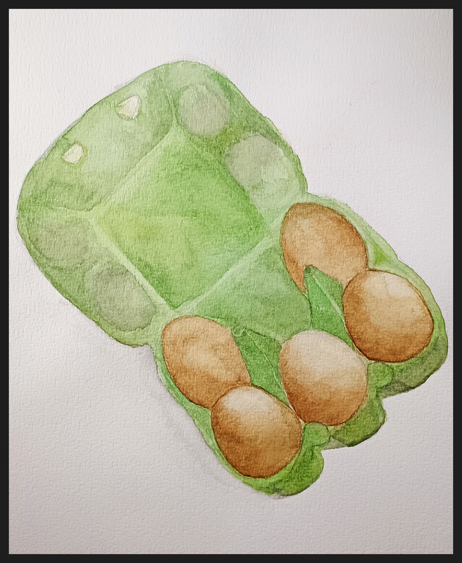 Watercolor Eggs