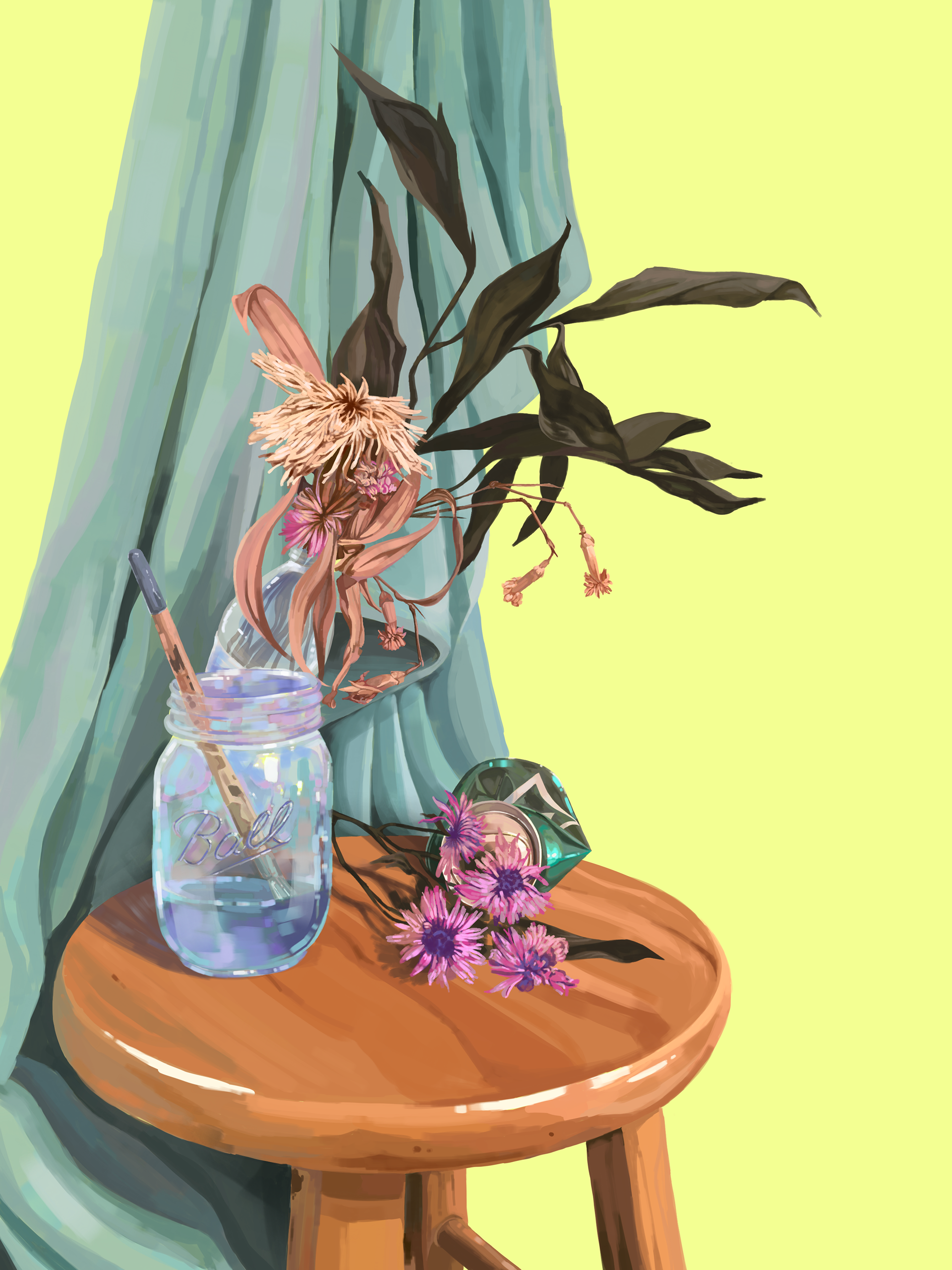 "Decay and Decorum," 2019, digital