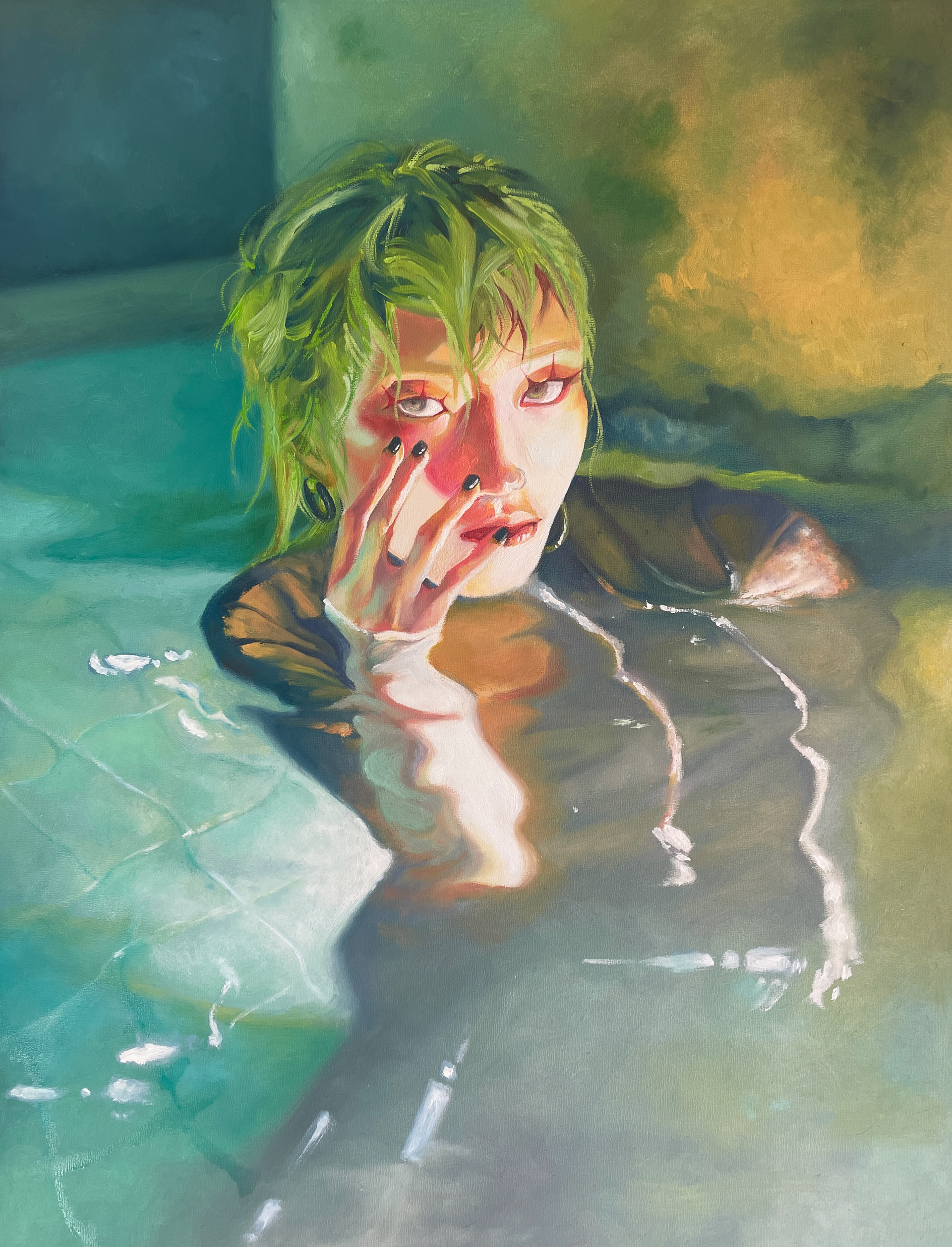 "Ness," 2023, oil on canvas