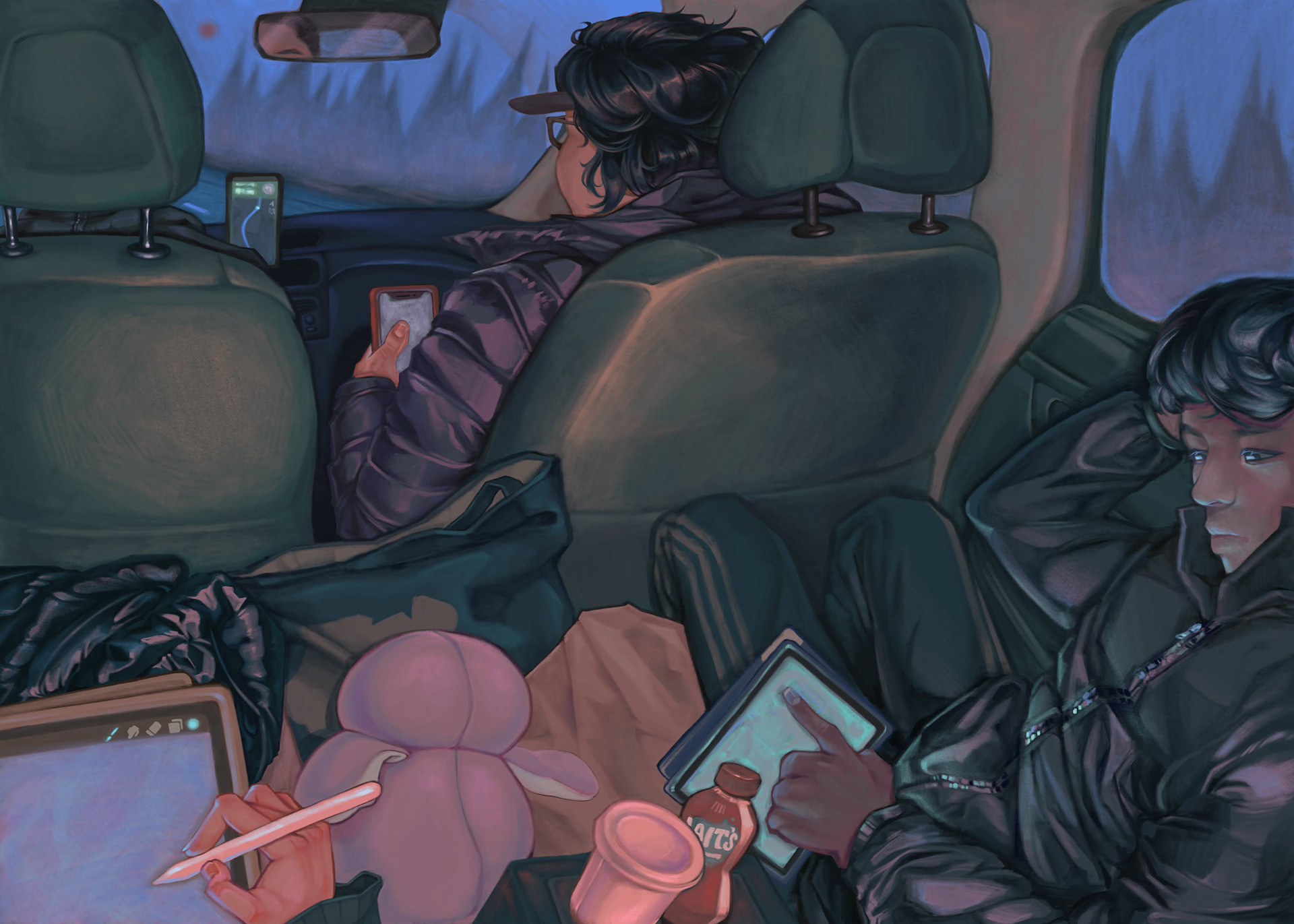 "Canadian Rockies," 2023, digital