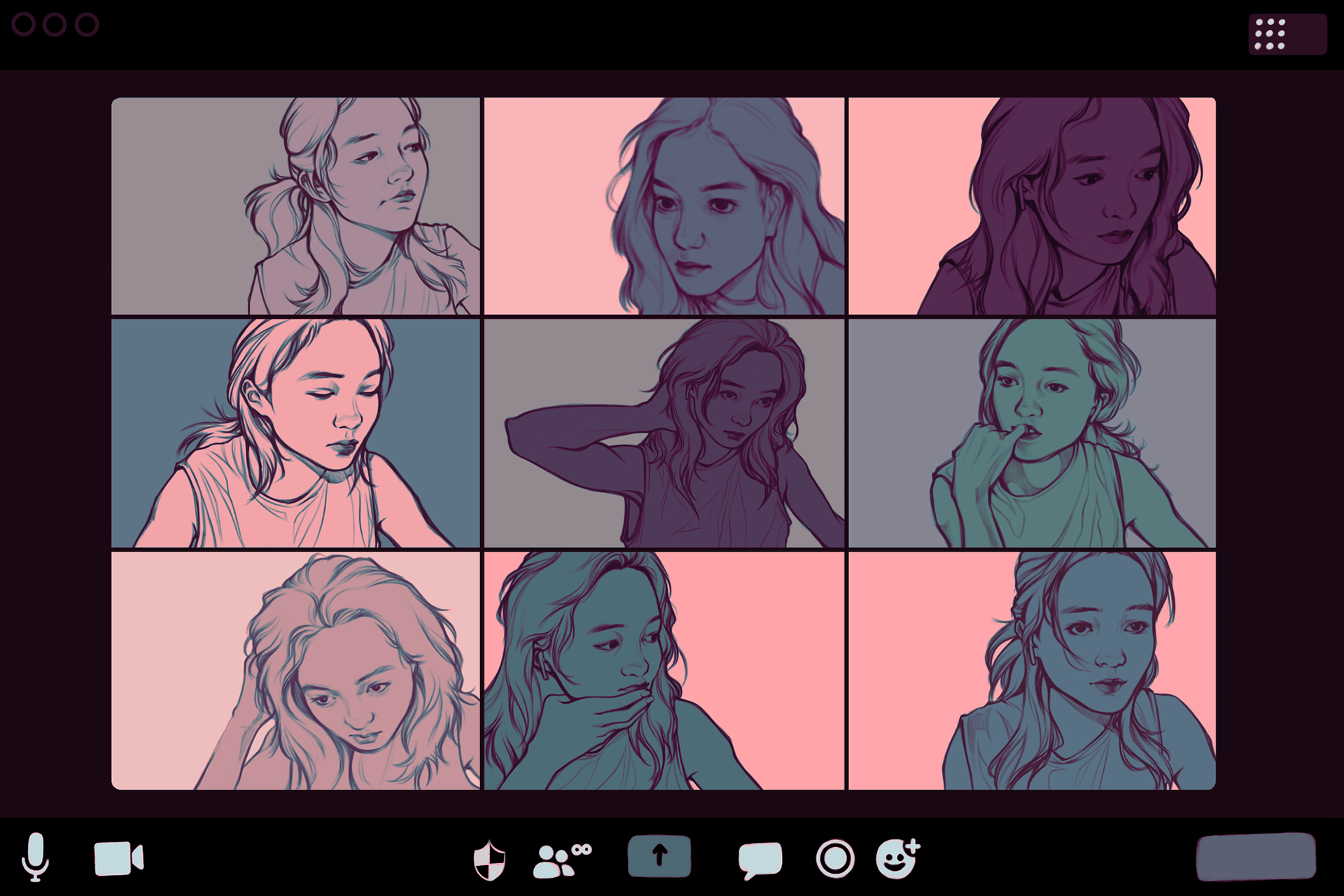 "PAY ATTENTION!" 2020, digital