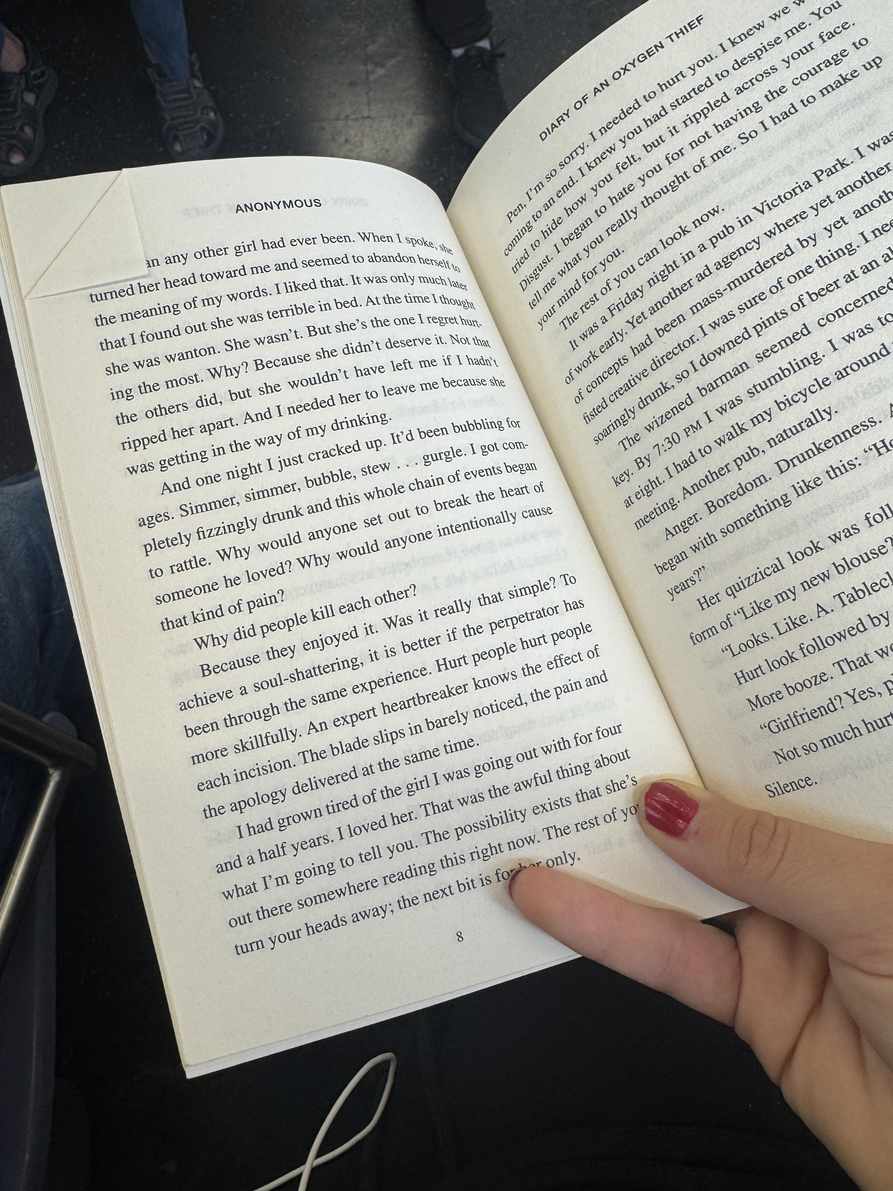 diary of an oxygen thief