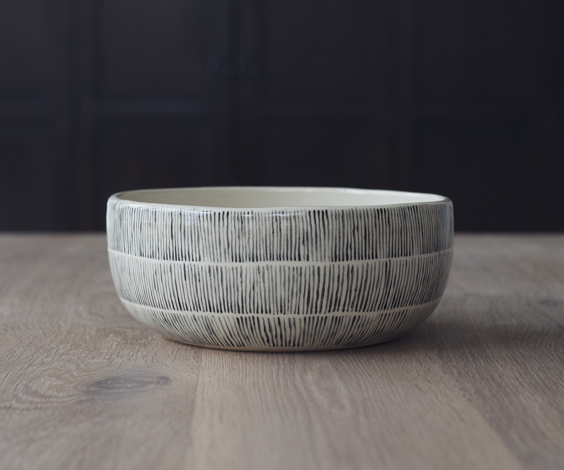 Striped Serving Bowl - SOLD