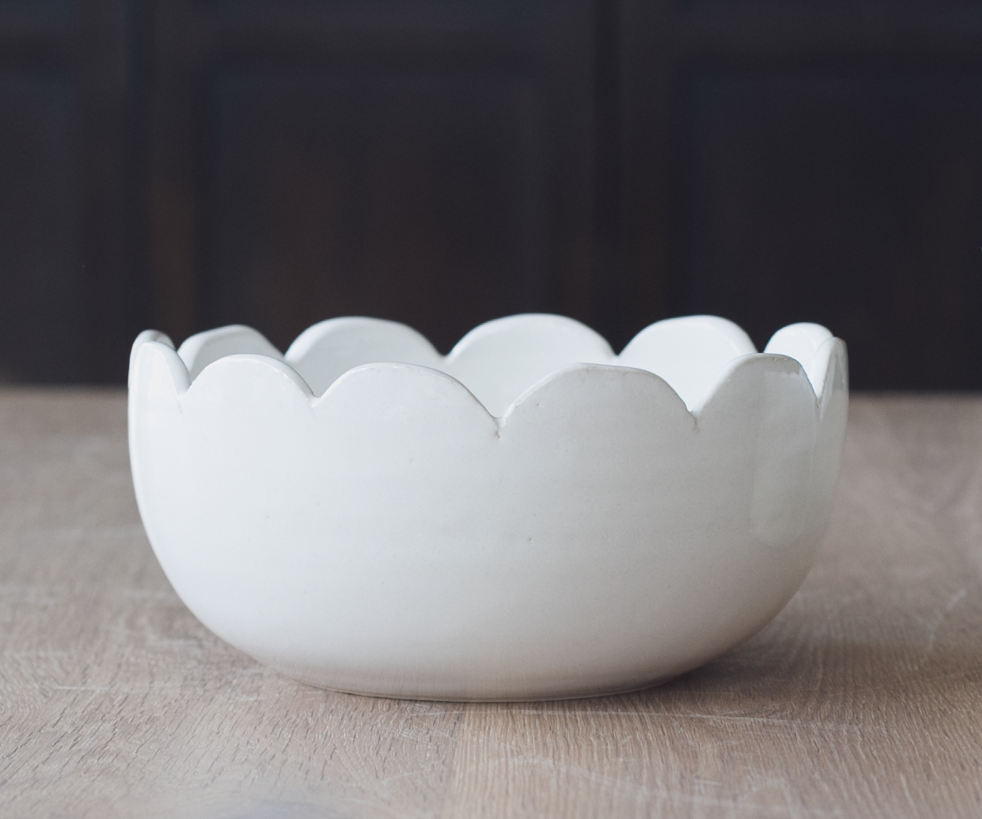 Scallop Serving Bowl - SOLD