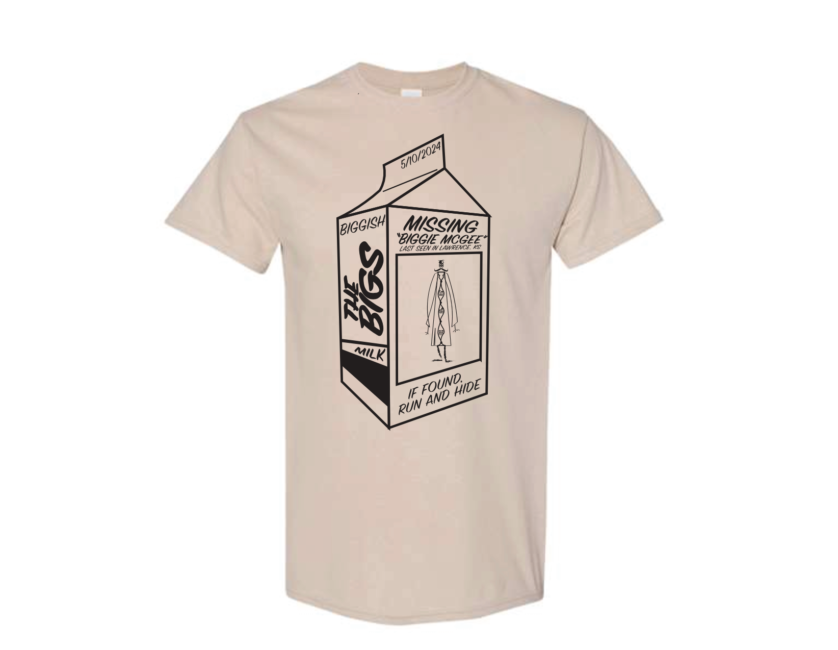 T-shirt, created on Adobe Illustrator