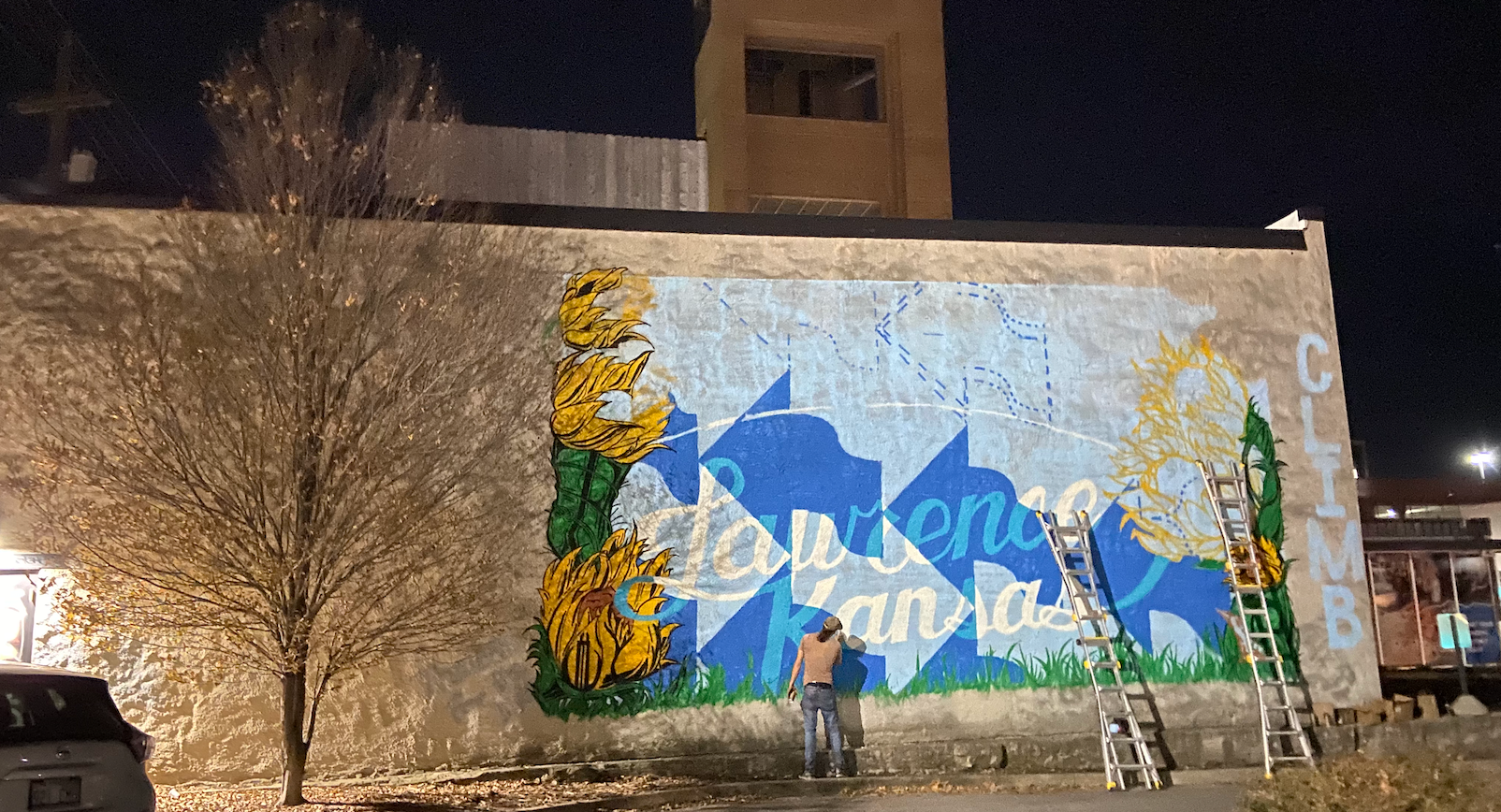 late nights spent under the streetlights and comforted by the adrenaline of getting a project this size done.
