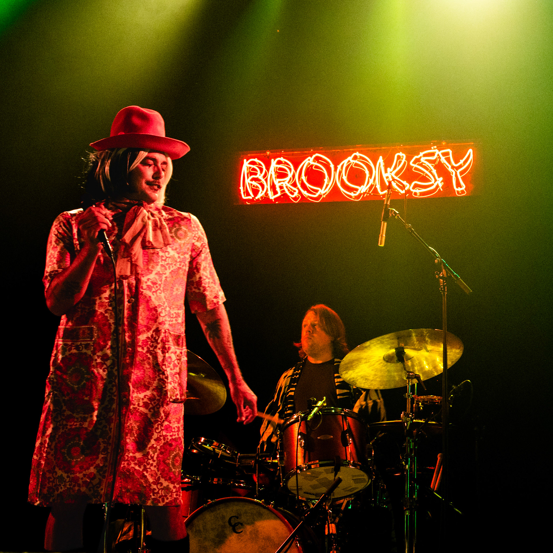 Brooks Nielsen and Richard Gowen open up the first of the all Growlers 'Helloween' tour in Phoenix, Ariz at the Van Buren Theater on October 16, 2024. This is the first all Growlers set in a few years since they were disbanded in 2020.