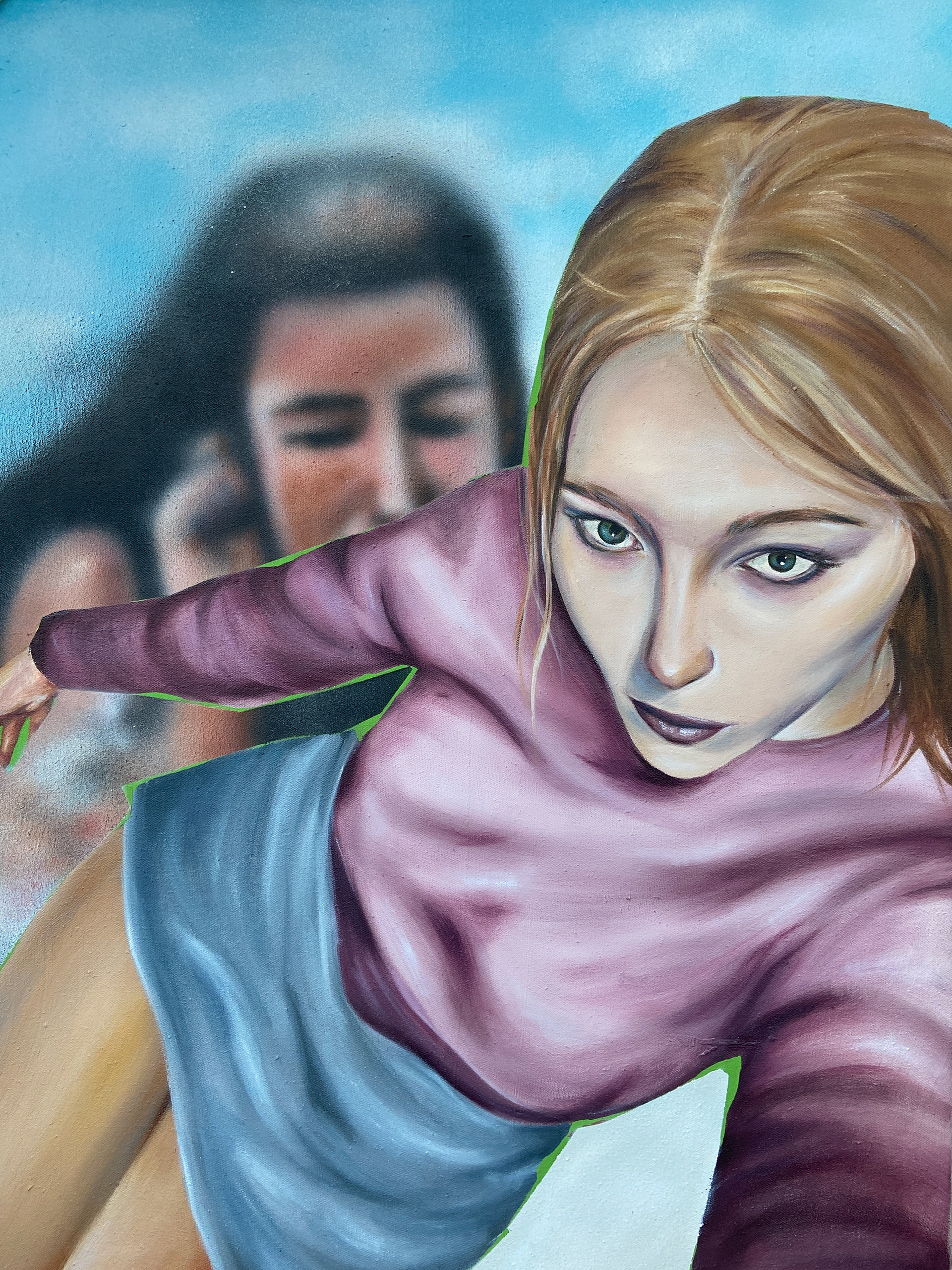 "Em & Kim", 20x28"