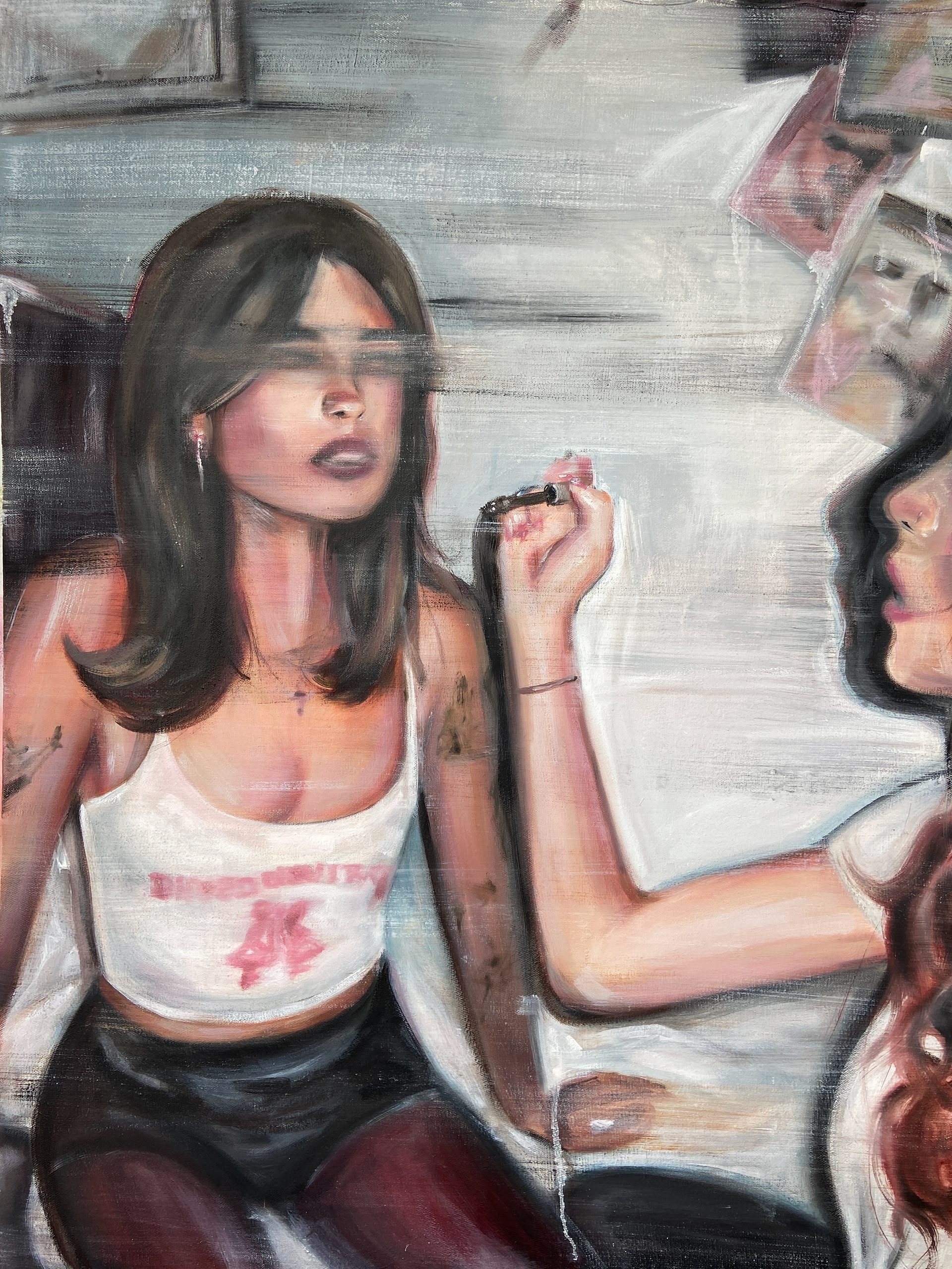 "Ramona & Becca", 3x4 ft