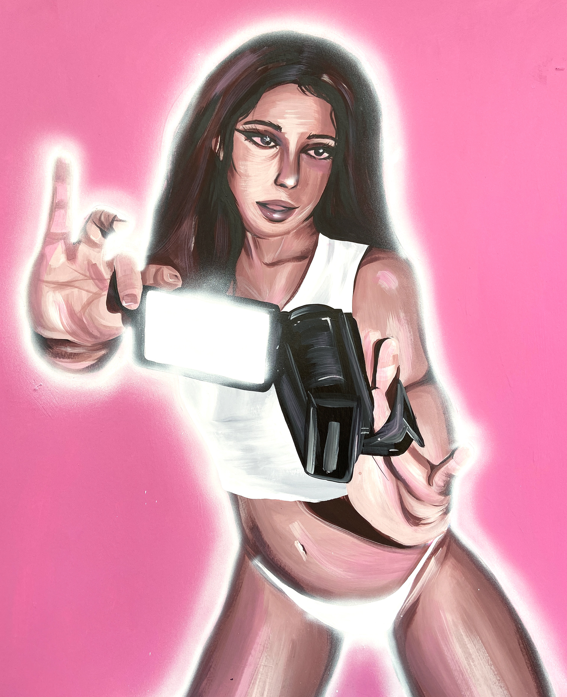 "Camgrl", 26x32"