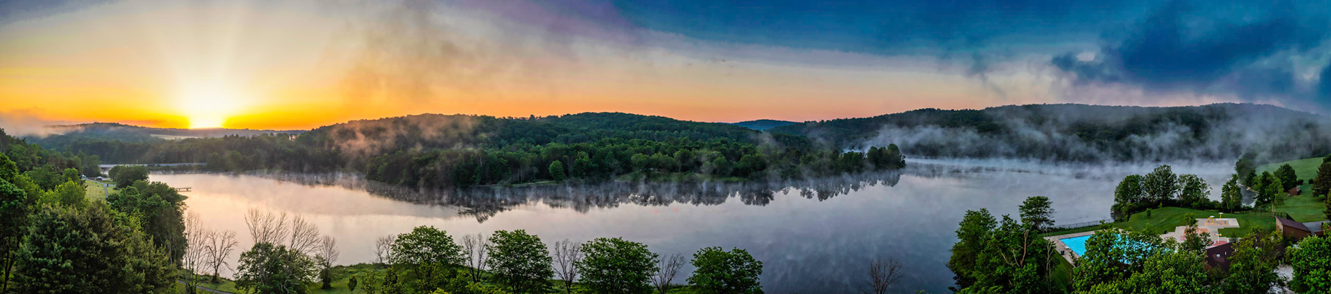 Sunrise at Lackawanna State Park
