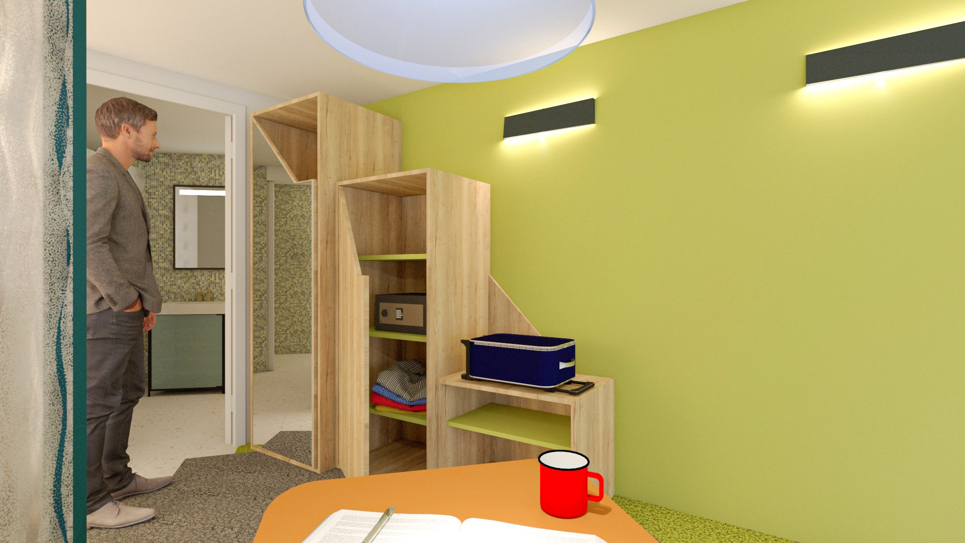 Projet Hôtel Si - Mobiliers sur mesure des chambres