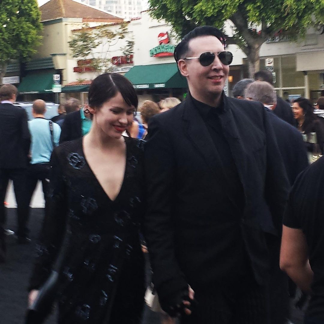 Marilyn Manons at Johnny Depp Premiere