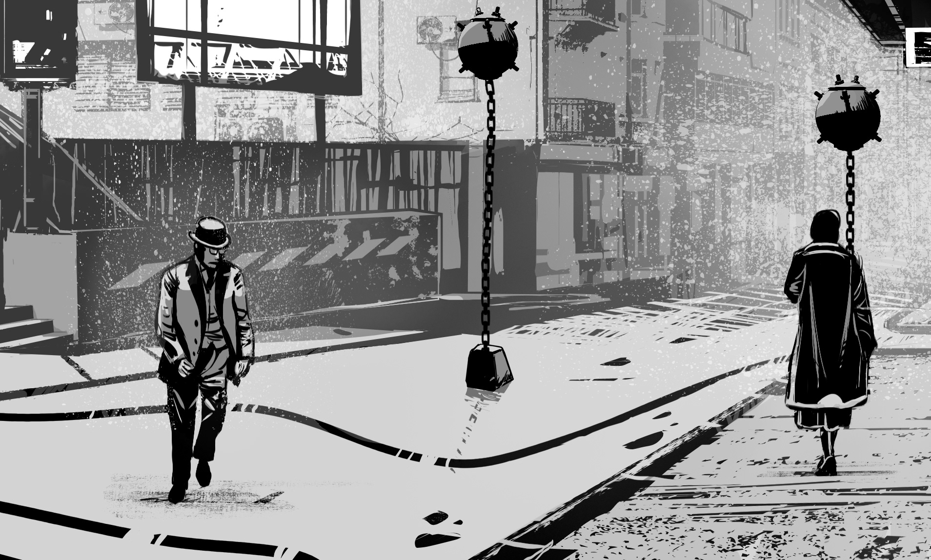 Valais Noir Street #2 detail