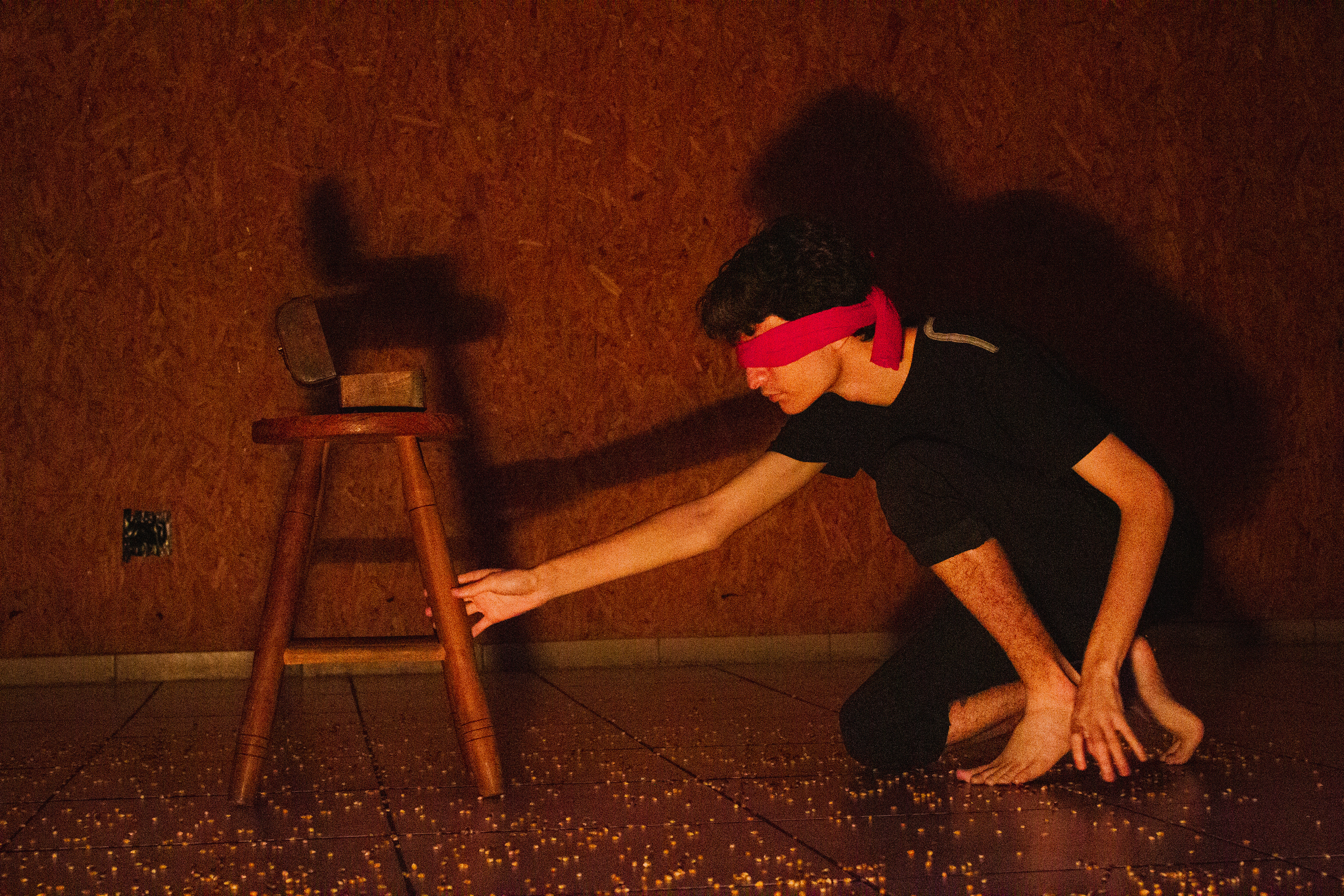 Performance realizada por David Garcia