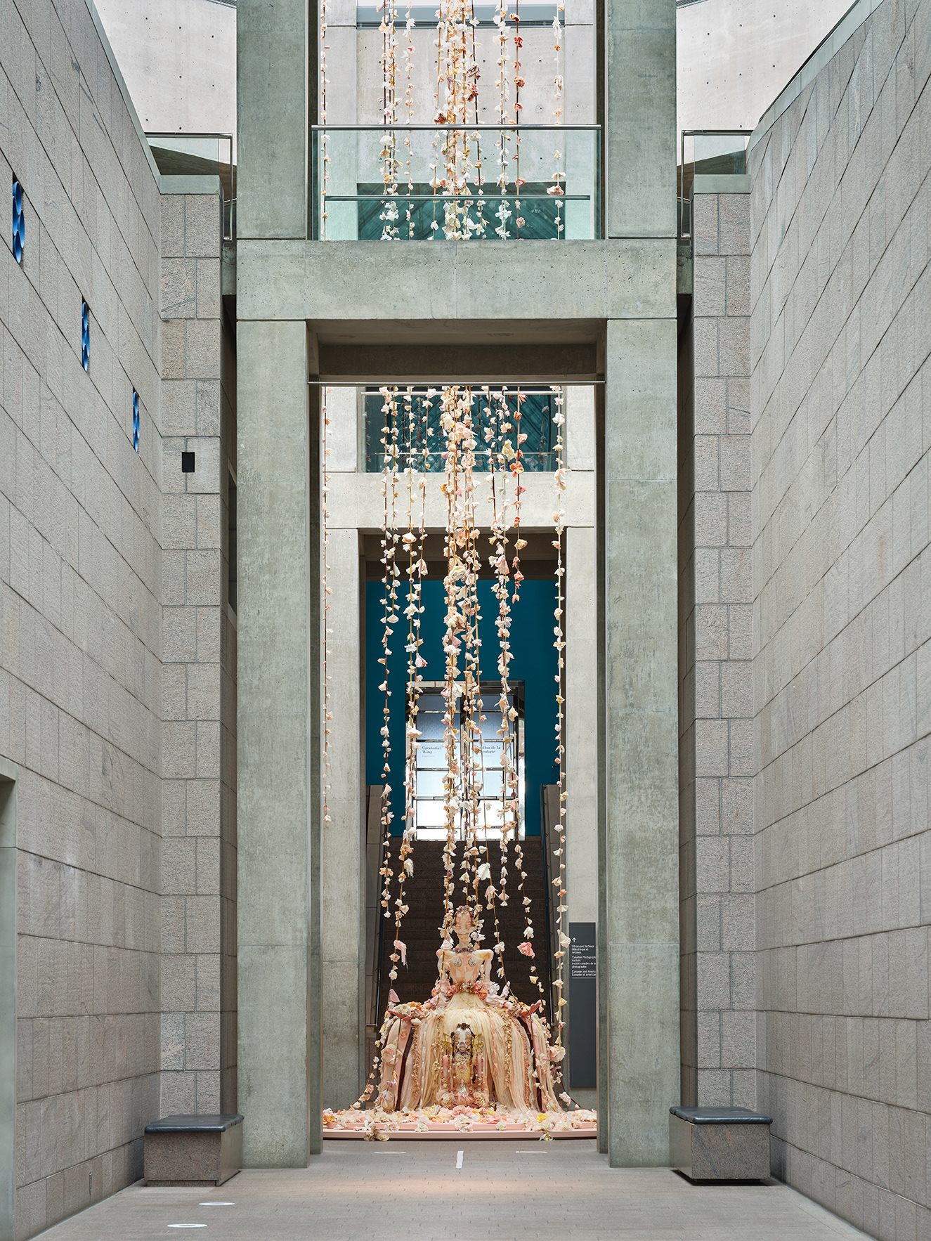 Installation view. Symphony, 2020-21 and Chime, 2021