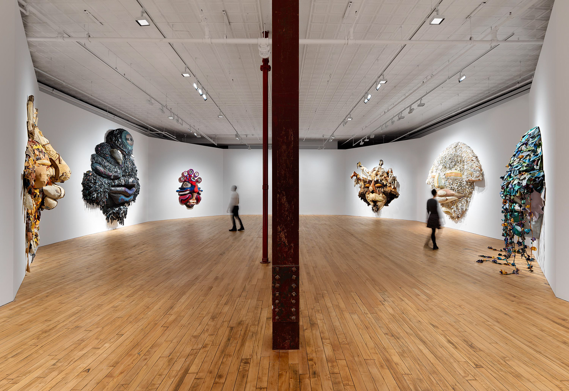 Installation view, Tau Lewis: Vox Populi, Vox Dei, October 28, 2022 – January 7, 2023, at 52 Walker, New York. Artwork © Tau Lewis. Courtesy the artist and 52 Walker, New York. Photo: Maris Hutchinson