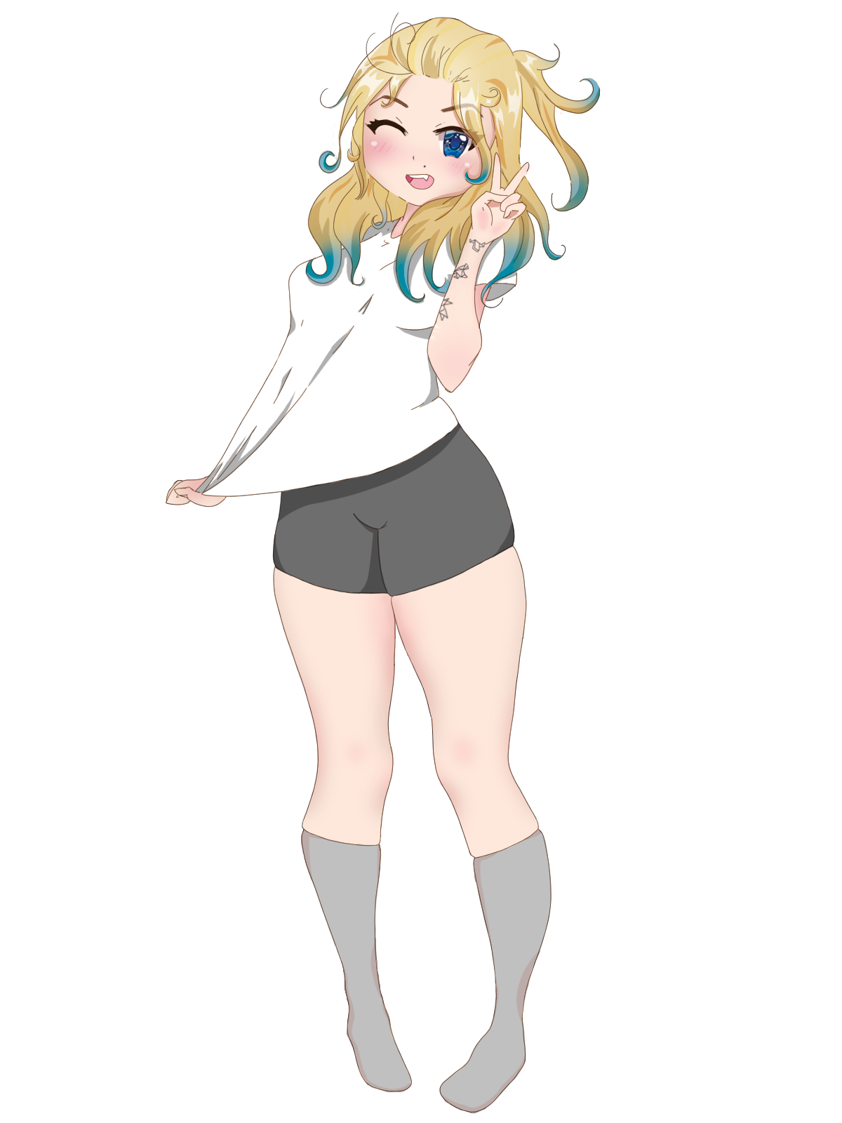 Self Portrait - anime style artwork