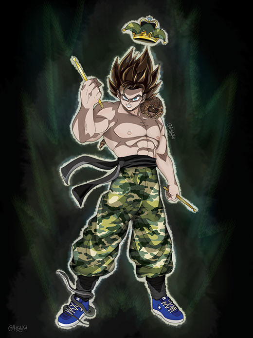 Jordan - anime style commissioned artwork