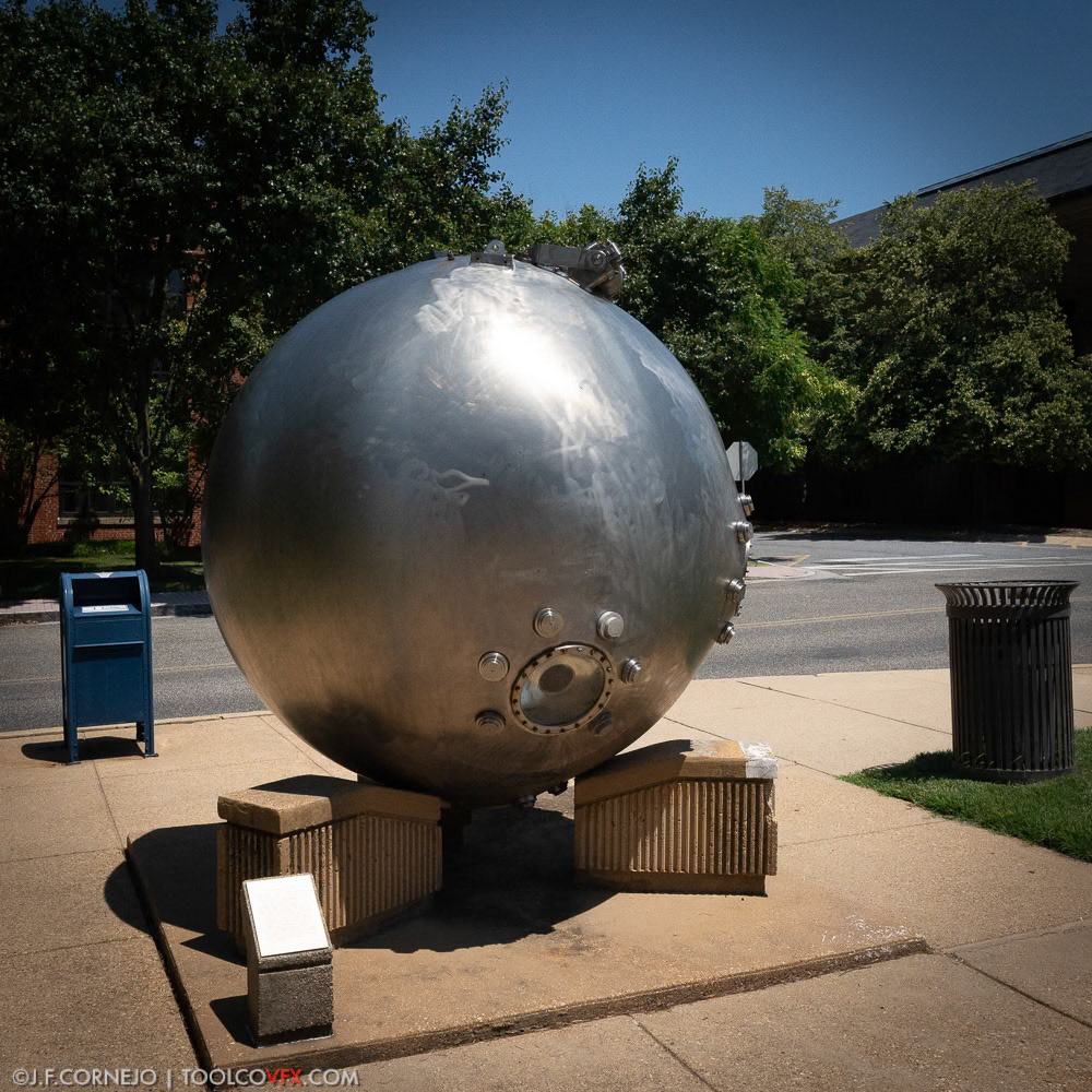 Bathyscape (center), Navy Museum, Washington DC
