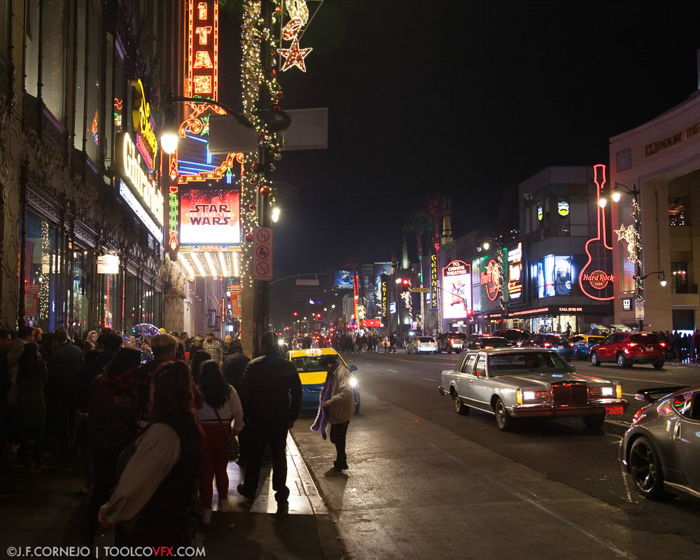 Hollywood Blvd, Christmas Evening