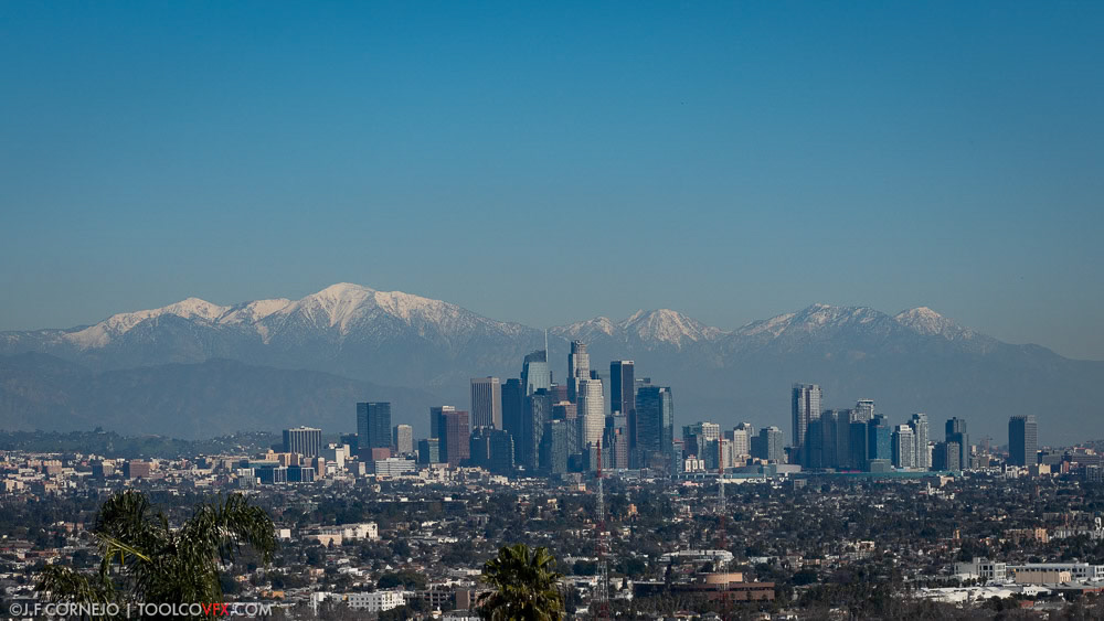 Downtown L.A. Snow