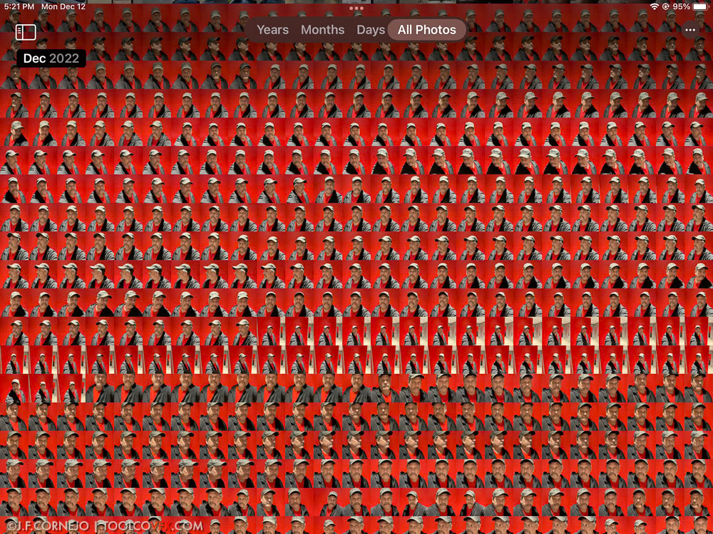 Self Portraits in an iPad