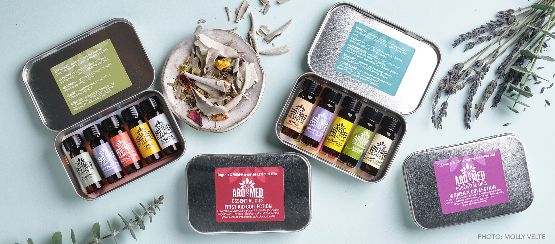 AroMed Essential Oil and Packaging Labels