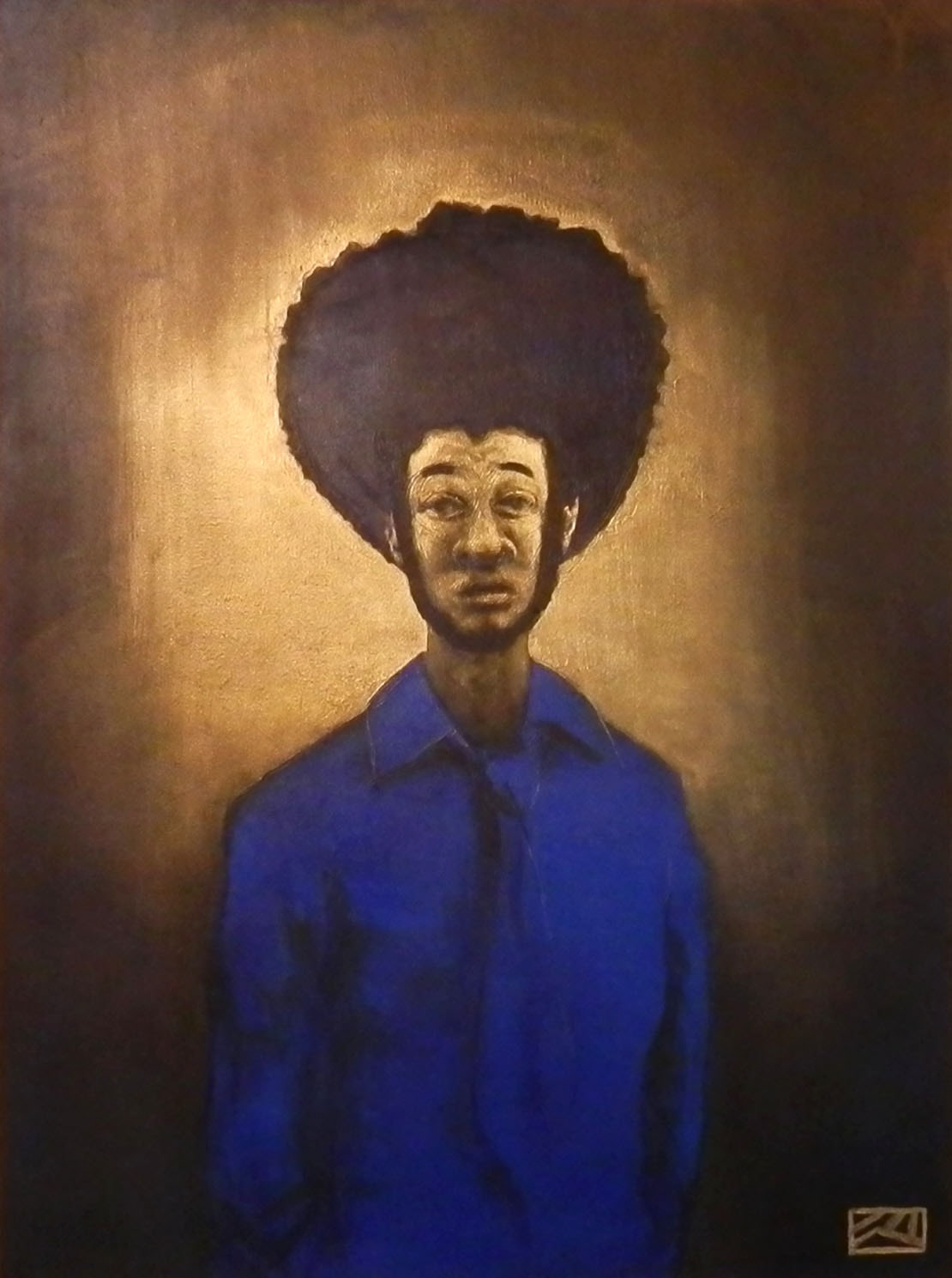 The Nazarite. Acrylic on canvas by Kyle Epps. Remembering Earle Wilton Richardson.
