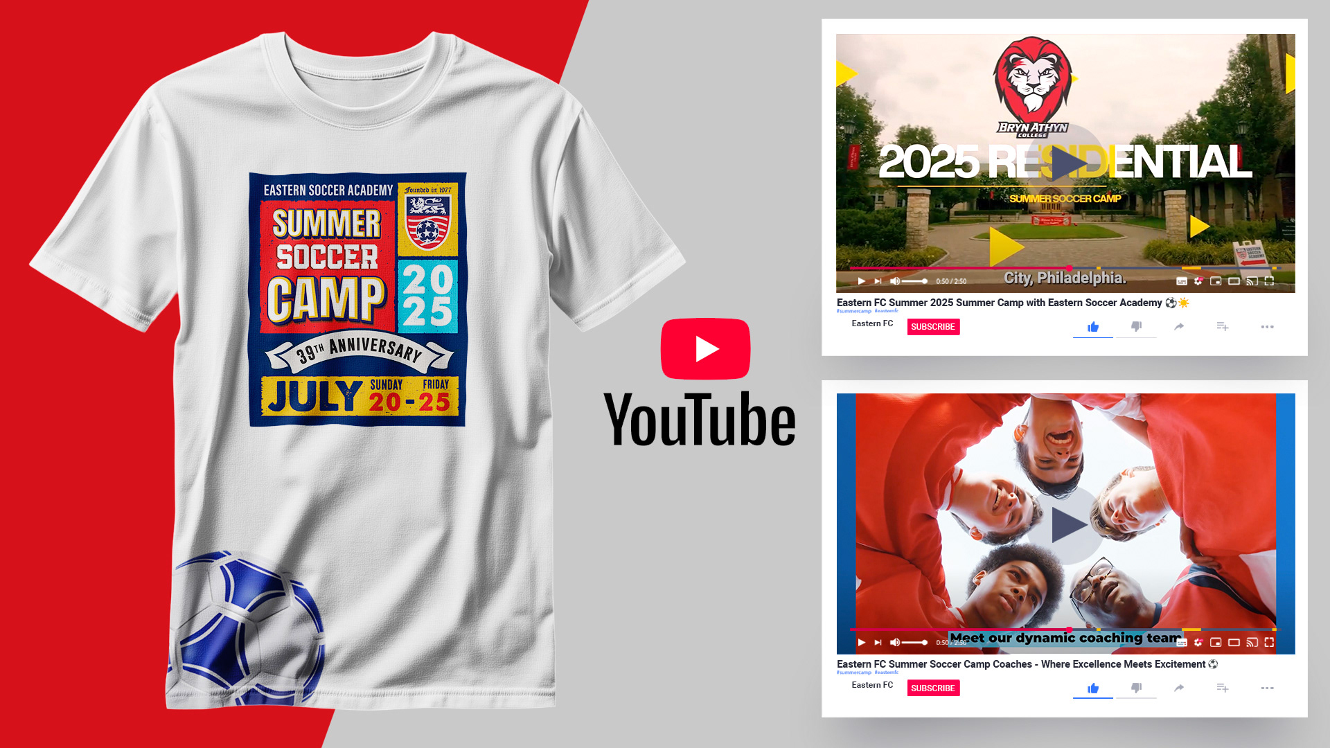 Camp's T-Shirt & YouTube Promo Videos