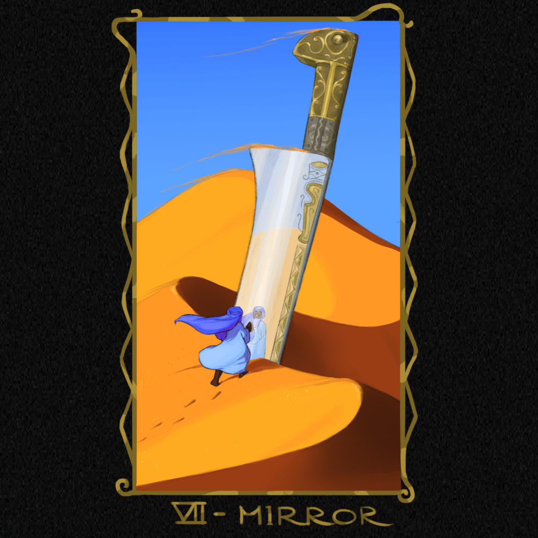 Tarot card concept - Mirror sword