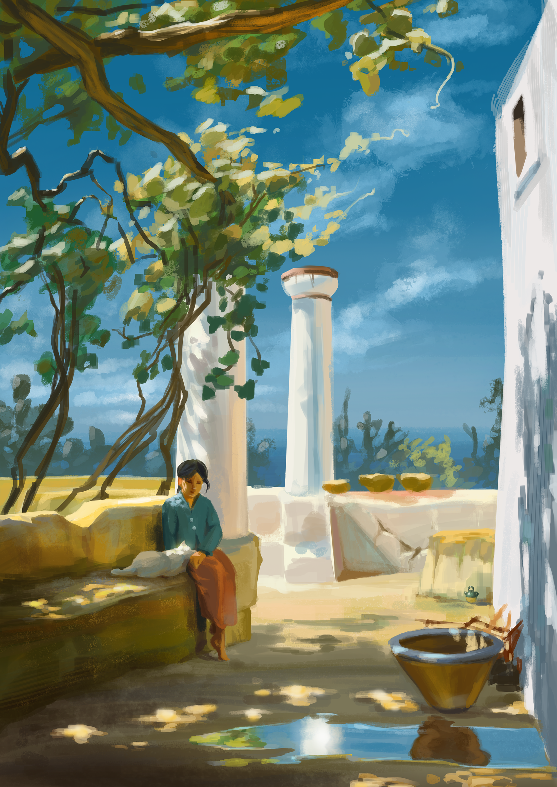 Monsted painting study - Day