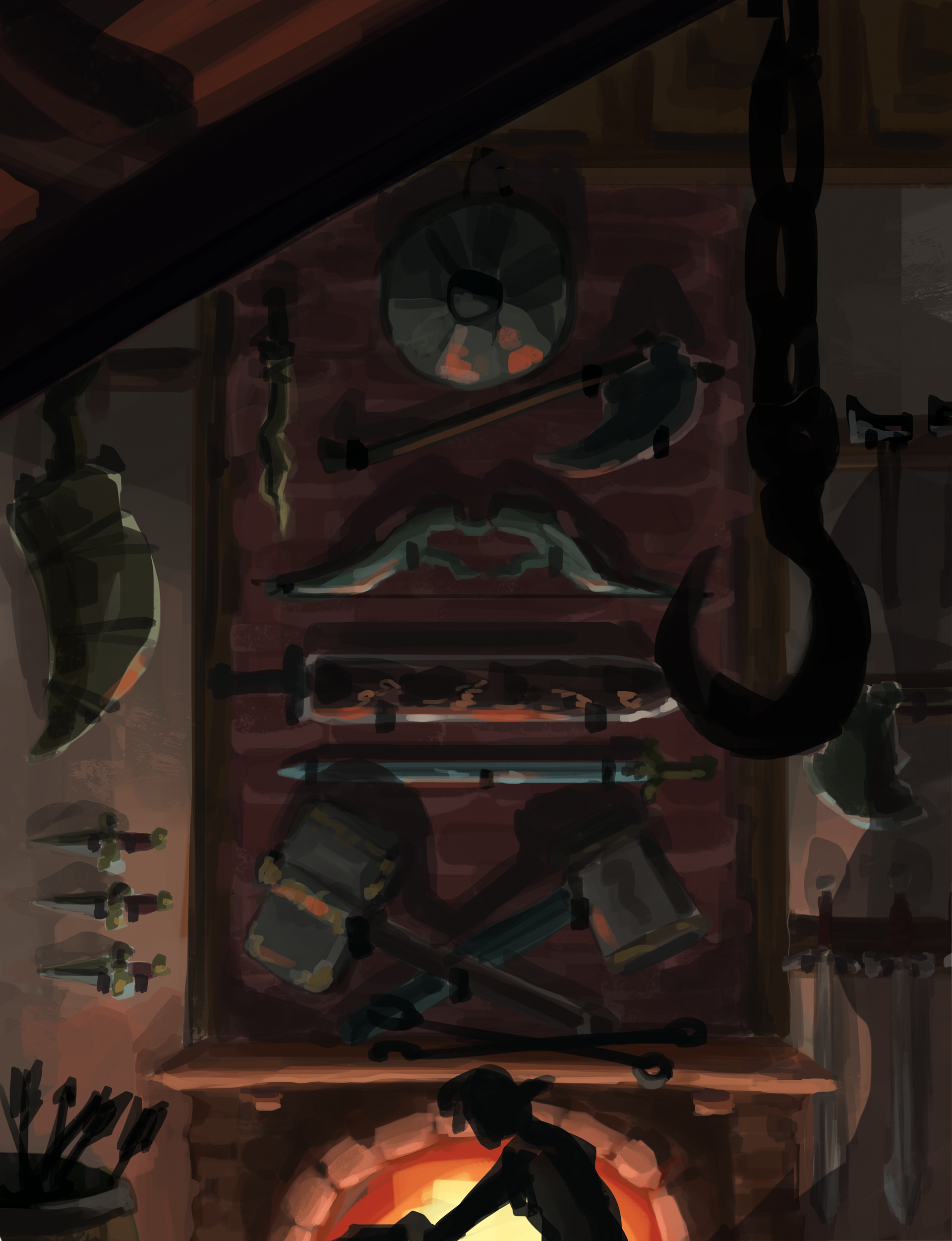Boardgame card concepts - The armory