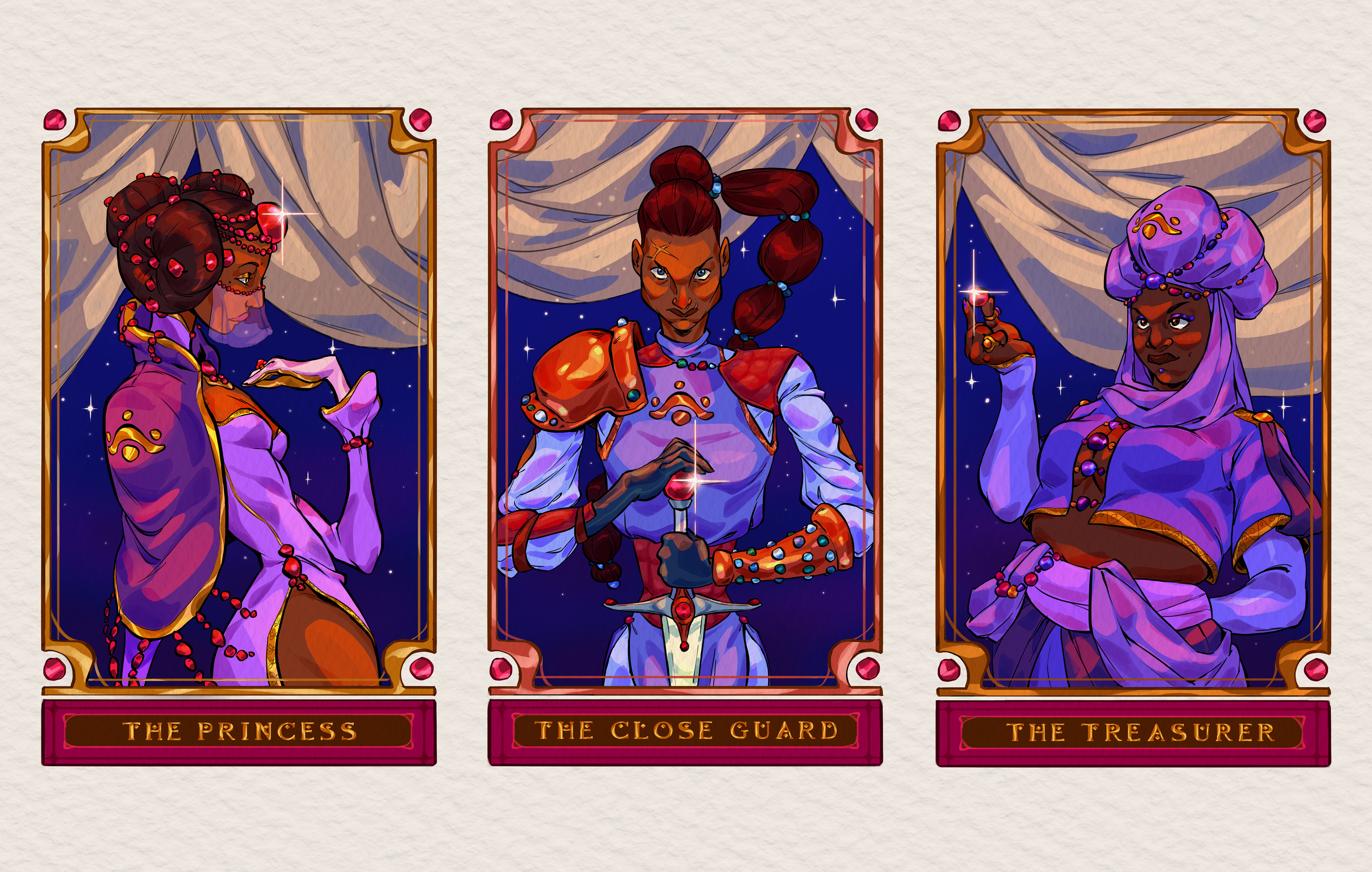 Boardgame card charadesigns - Masterclass project