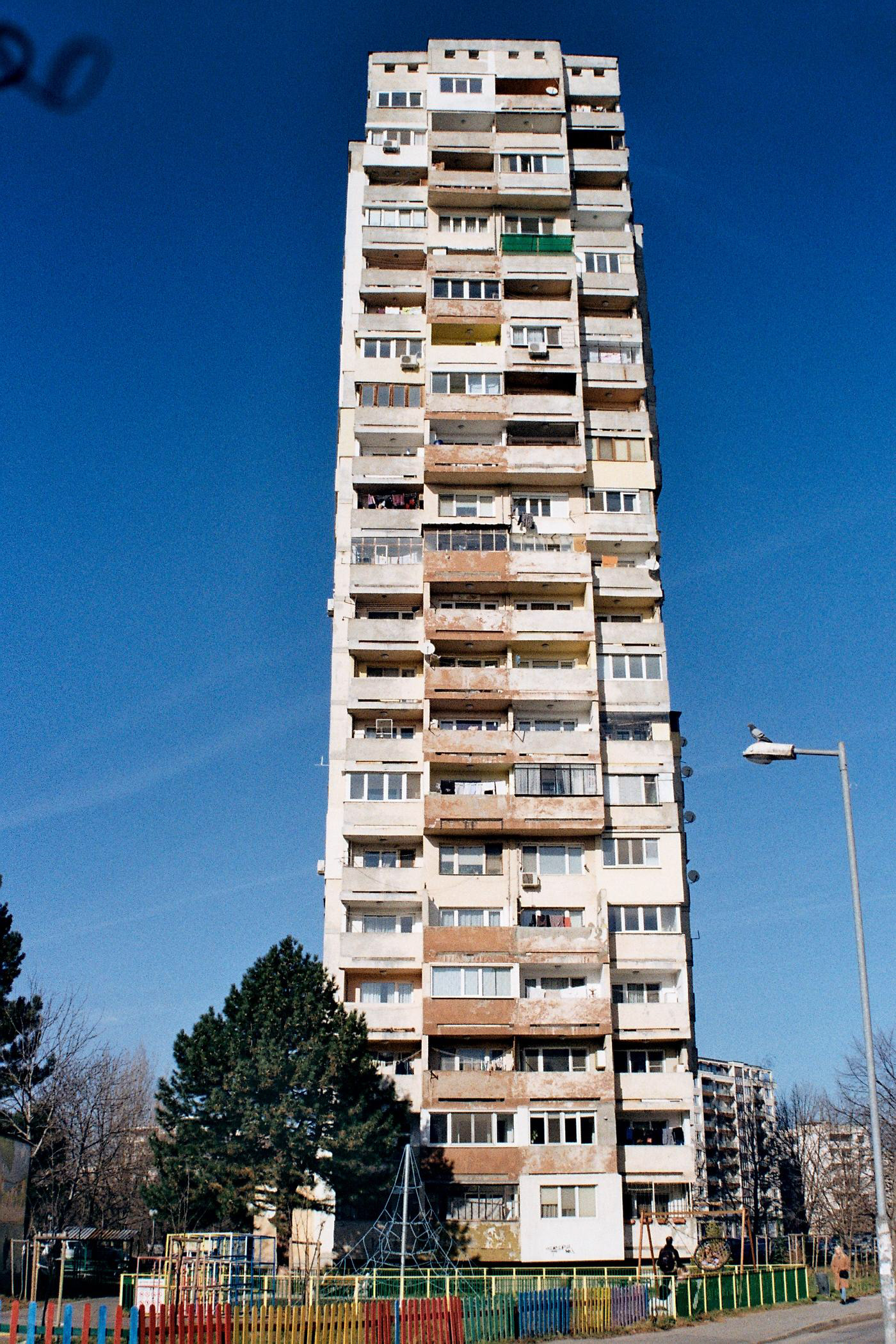 One of the tall block of flats in my neighbourhood
