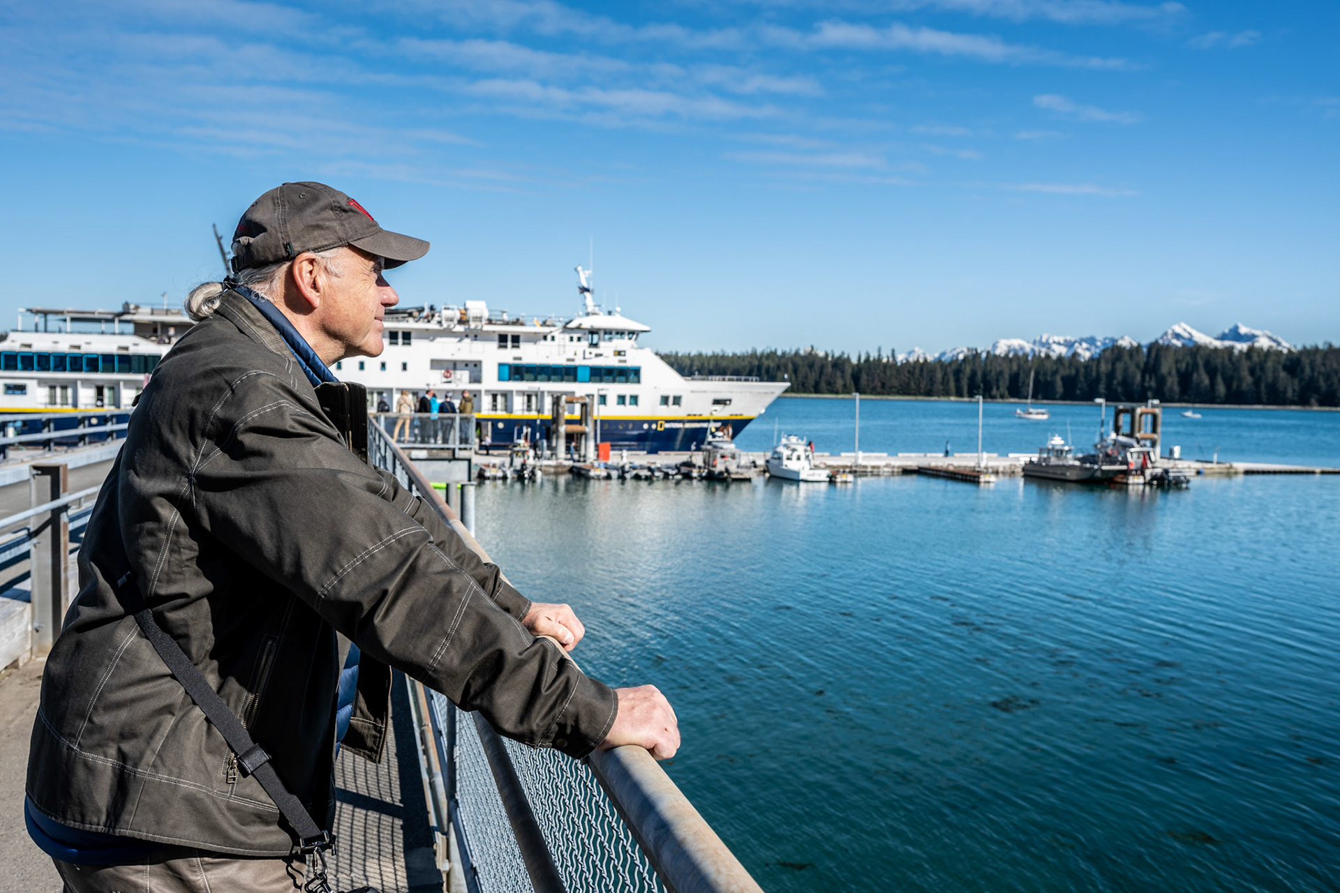 Bob Enjoying Bartlett Cove