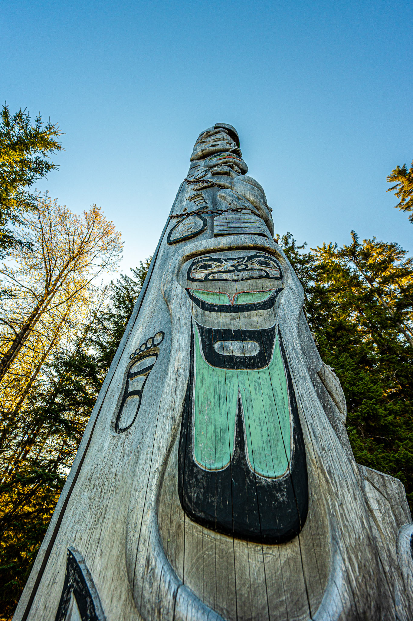 Totem in Bartlett Cove