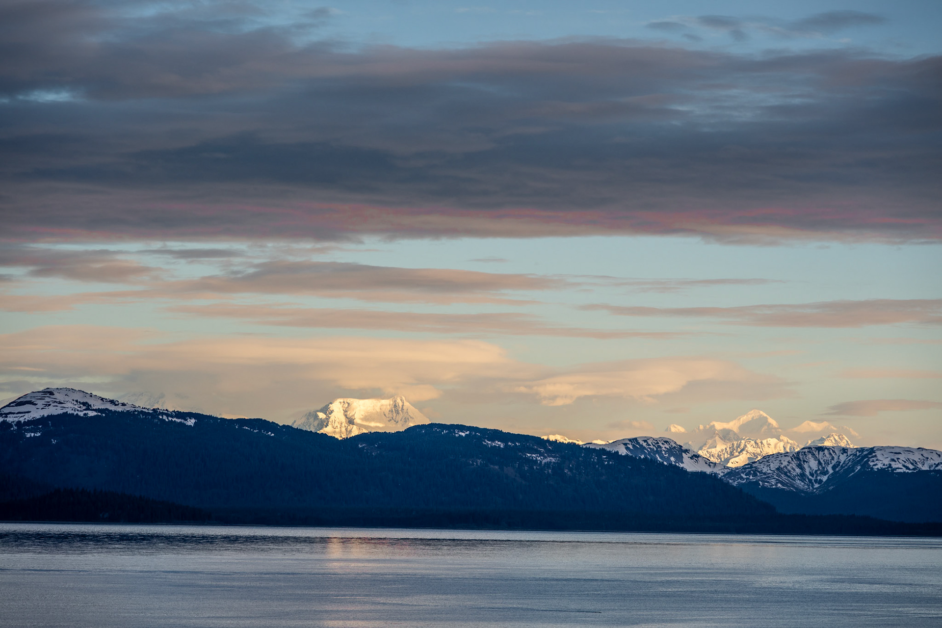 Sunrise in the Inner Passage