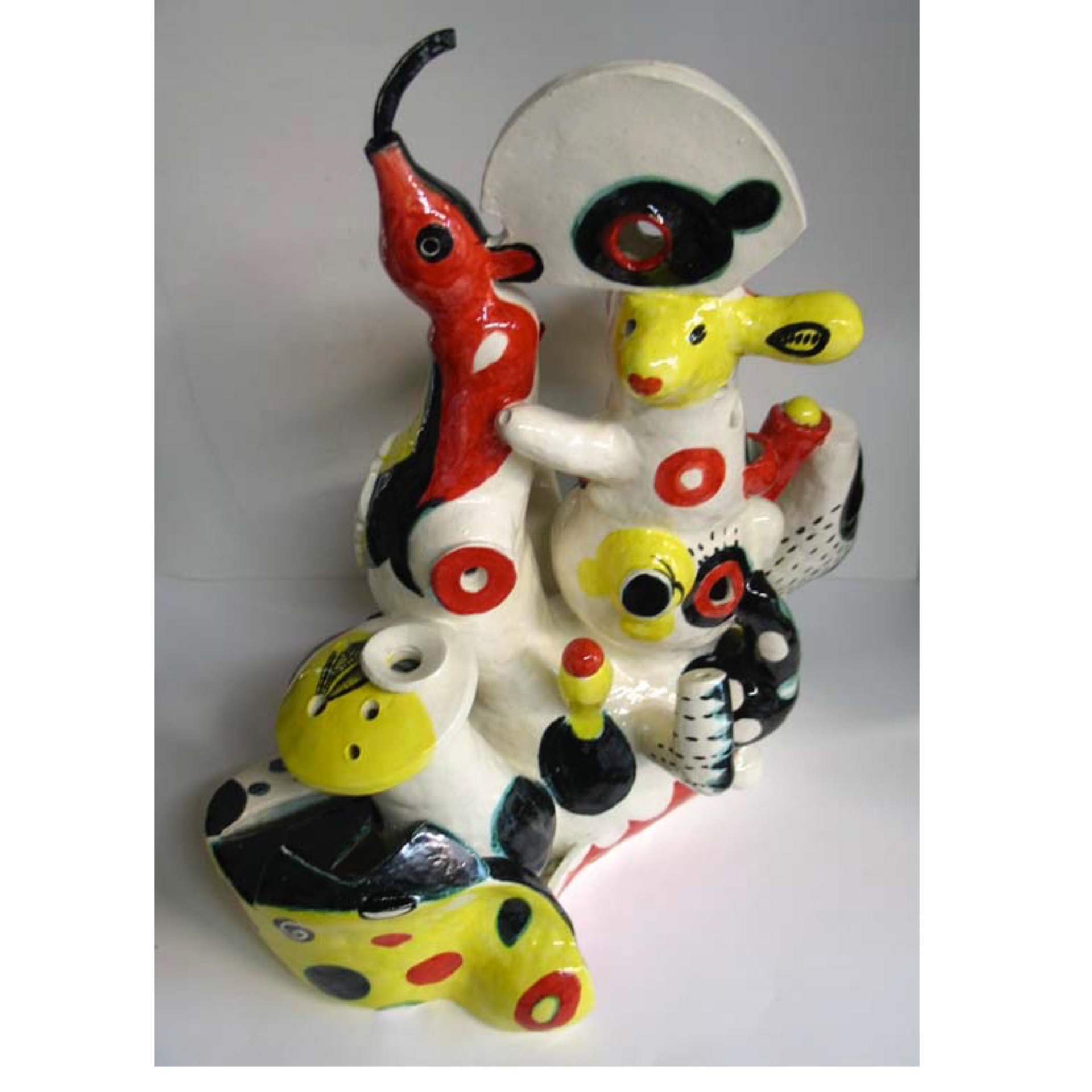 Stand Tall - 2014, 20 x 16 x 13”, glazed ceramic