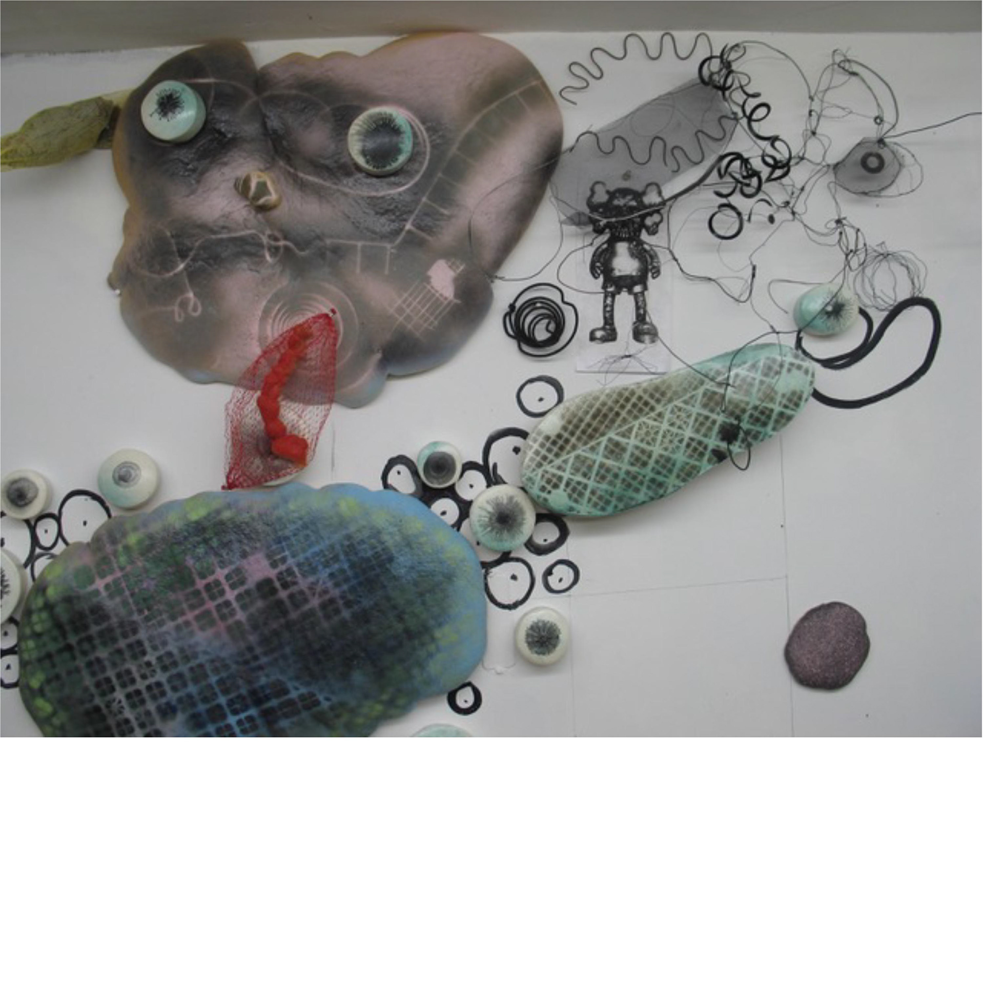 2011- installation (detail) at Casa Frela Gallery. NYC